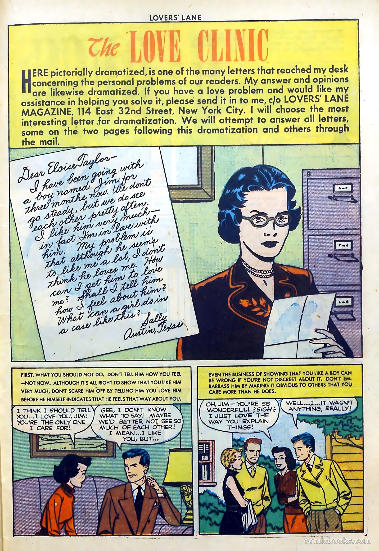 Lovers' Lane #15 (1951) — page 35 of 52
