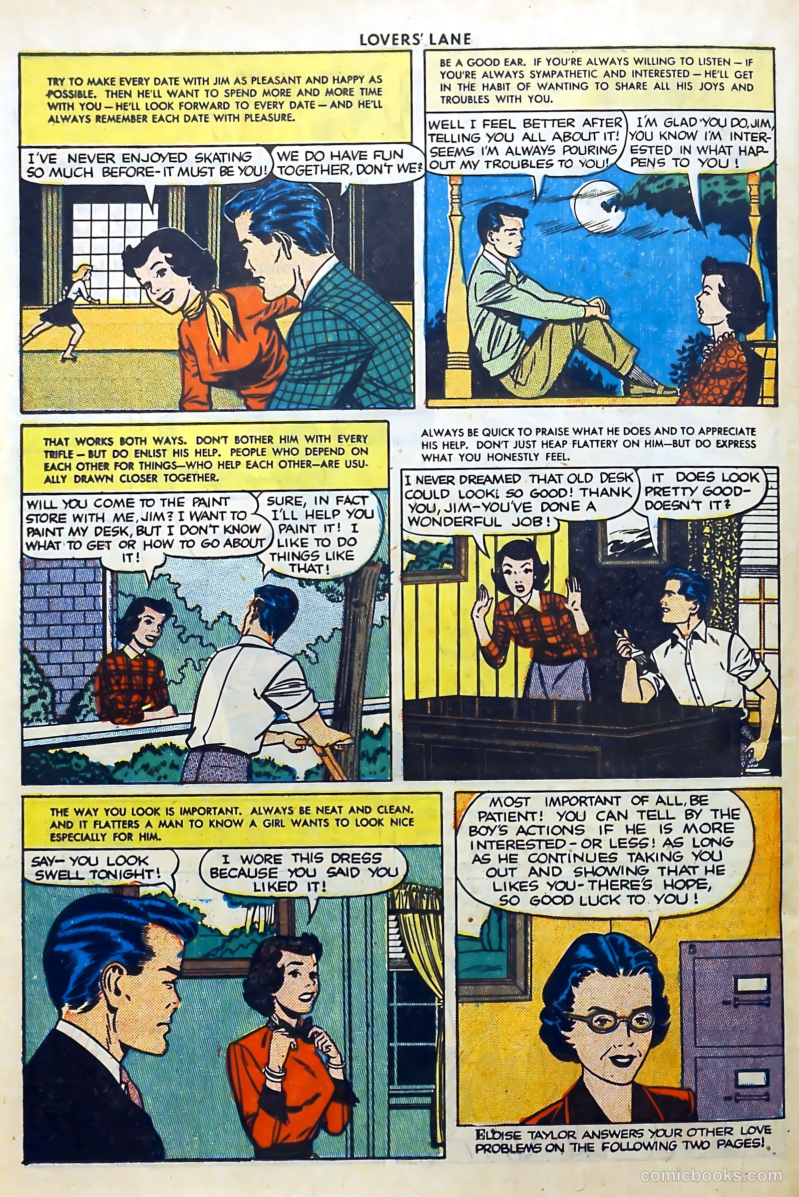 Lovers' Lane #15 (1951) — page 36 of 52