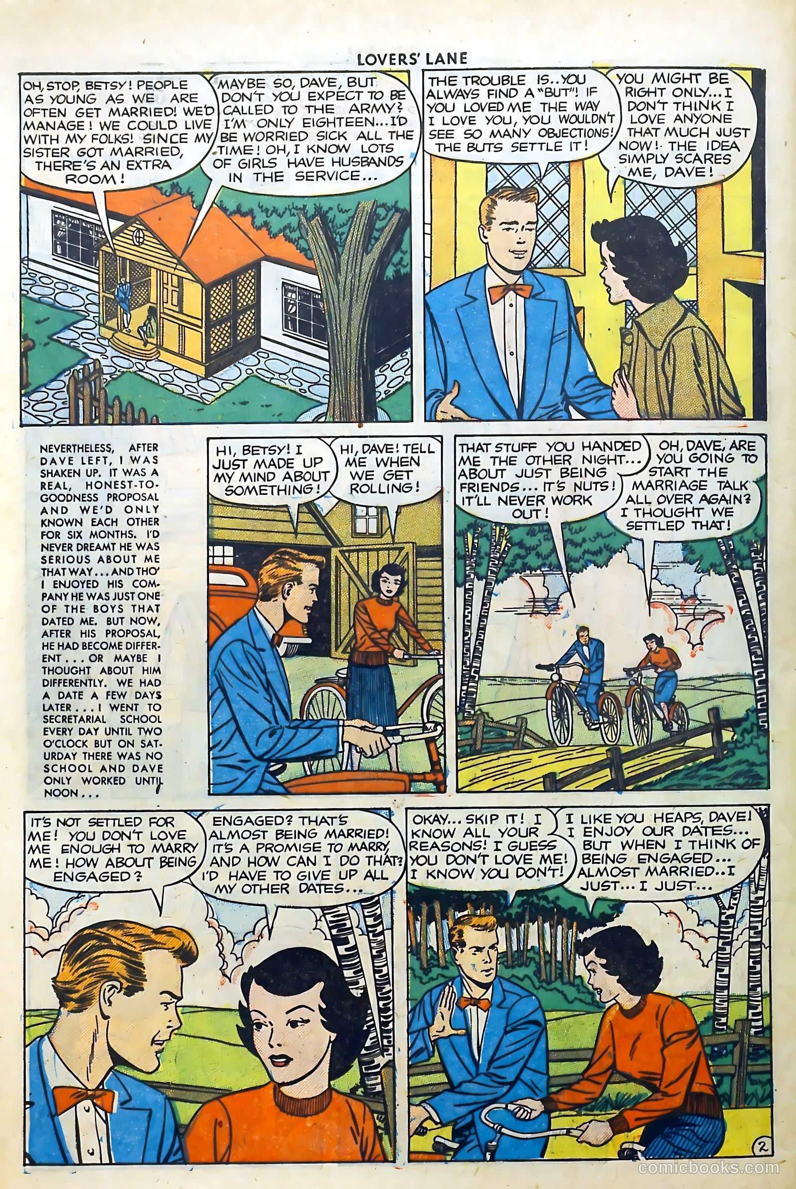 Lovers' Lane #15 (1951) — page 42 of 52