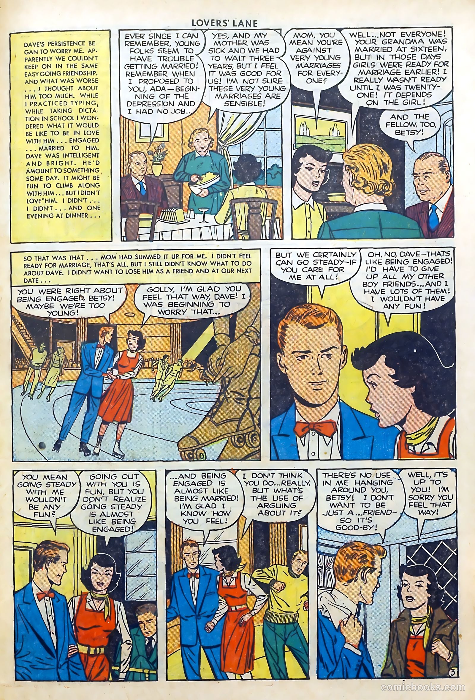 Lovers' Lane #15 (1951) — page 43 of 52