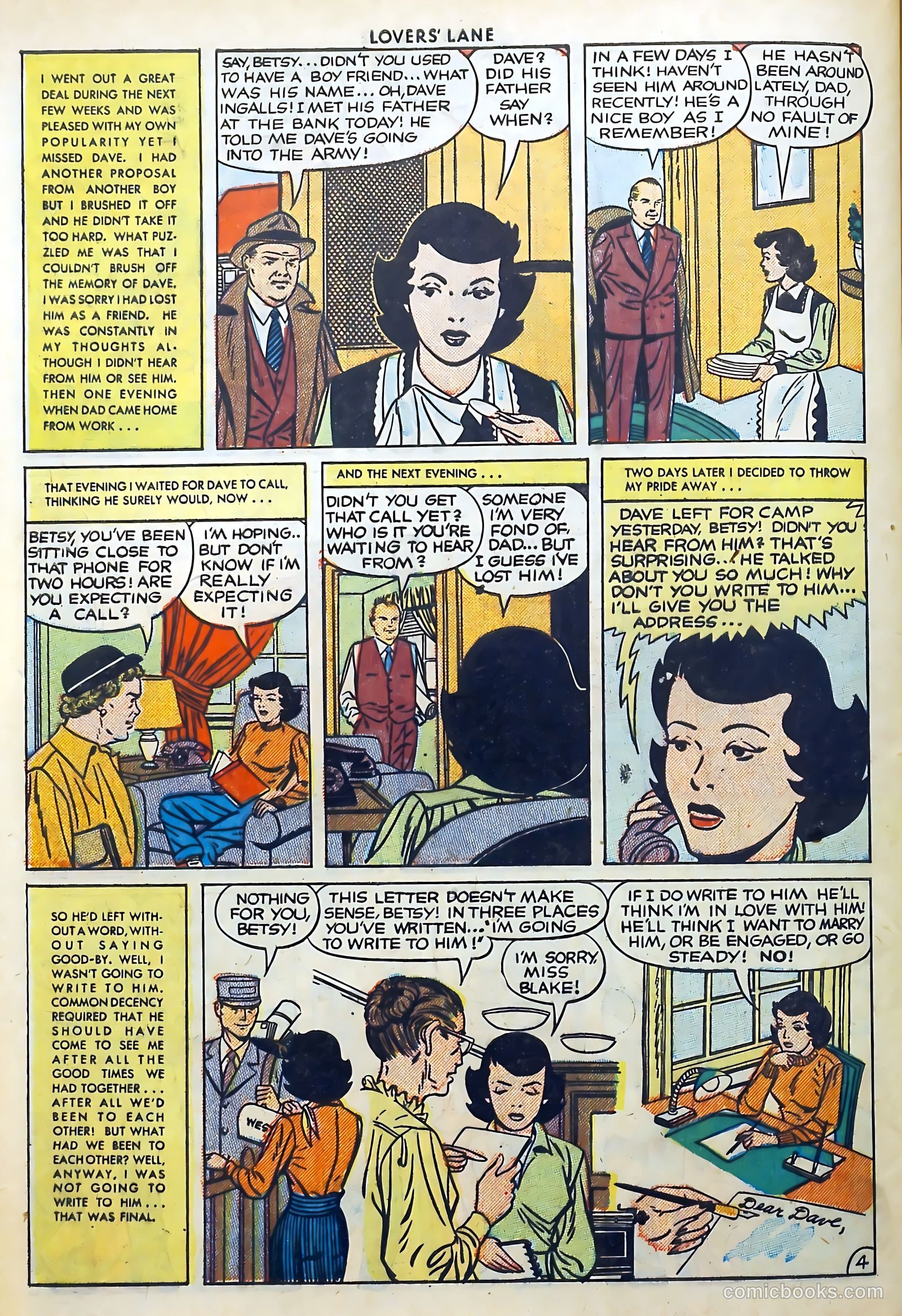 Lovers' Lane #15 (1951) — page 44 of 52