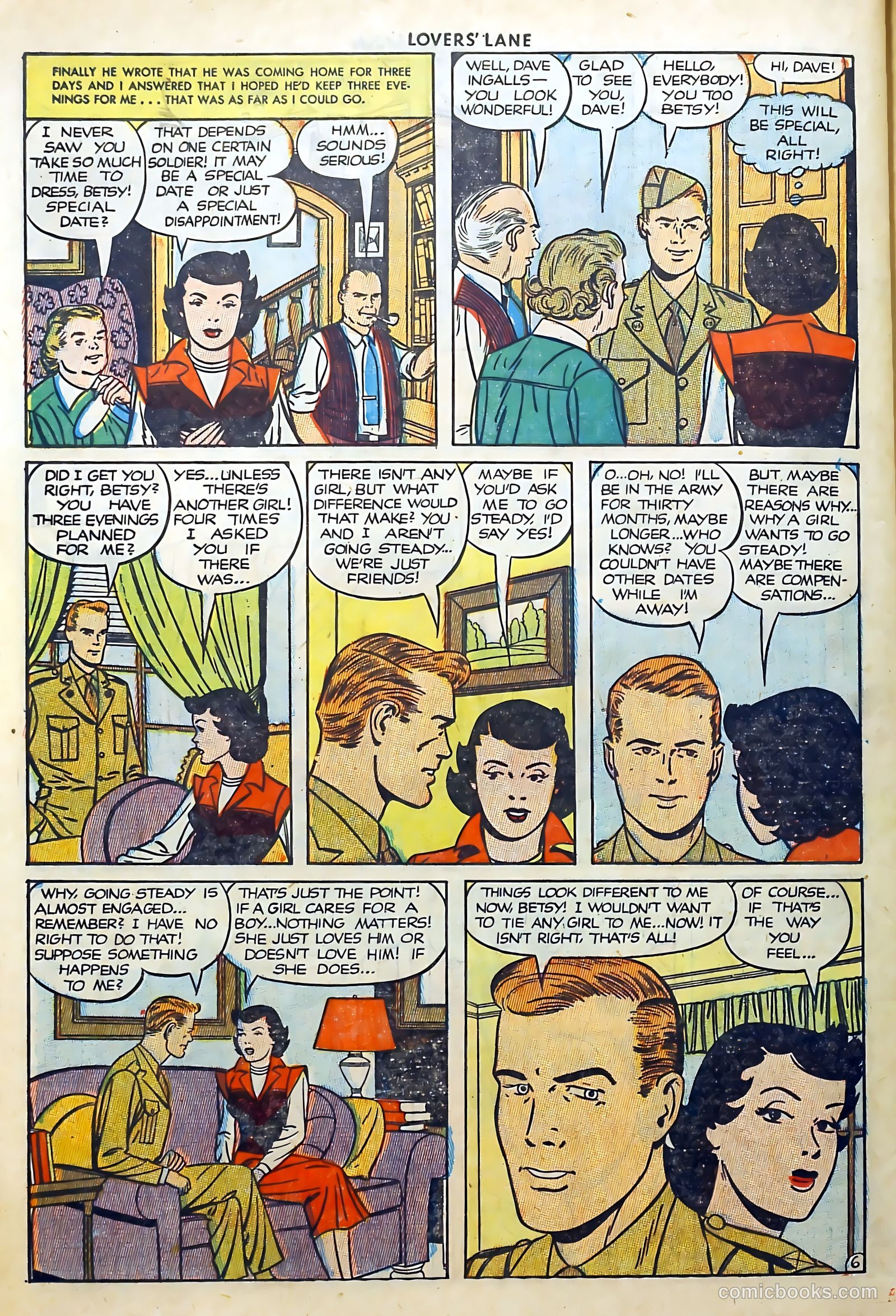 Lovers' Lane #15 (1951) — page 46 of 52