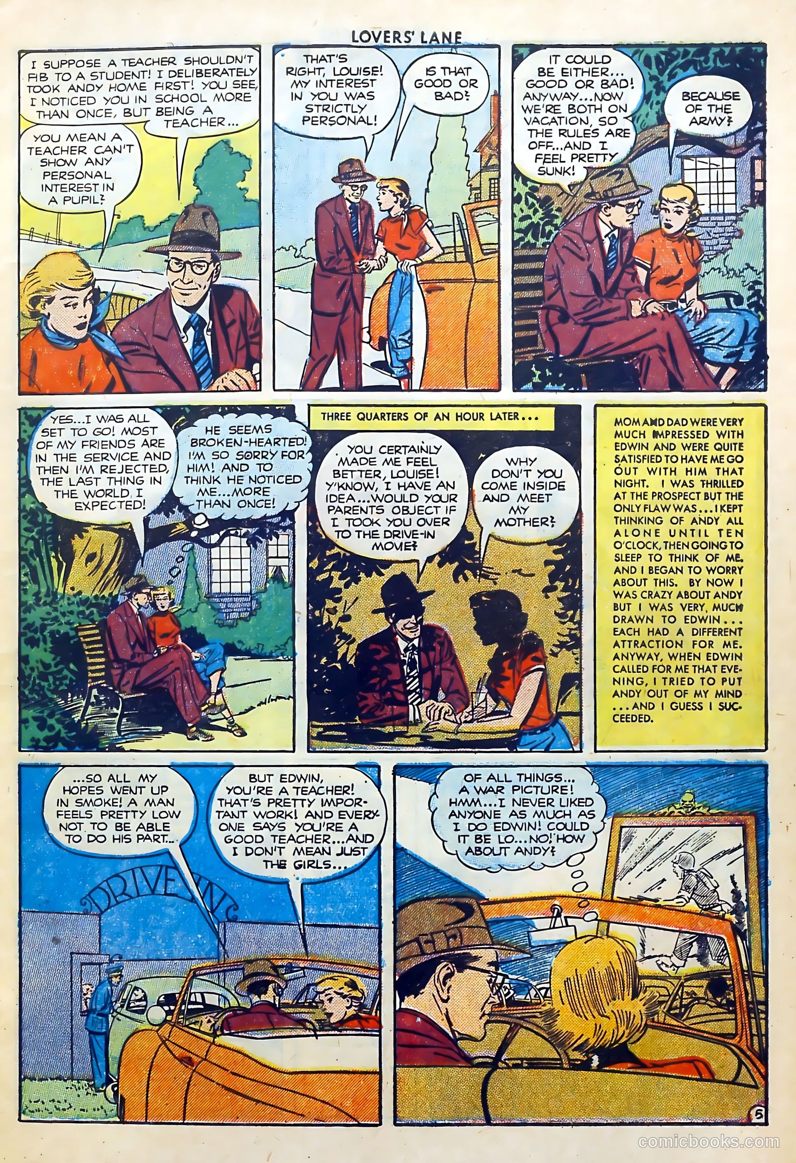 Lovers' Lane #16 (1951) — page 7 of 52