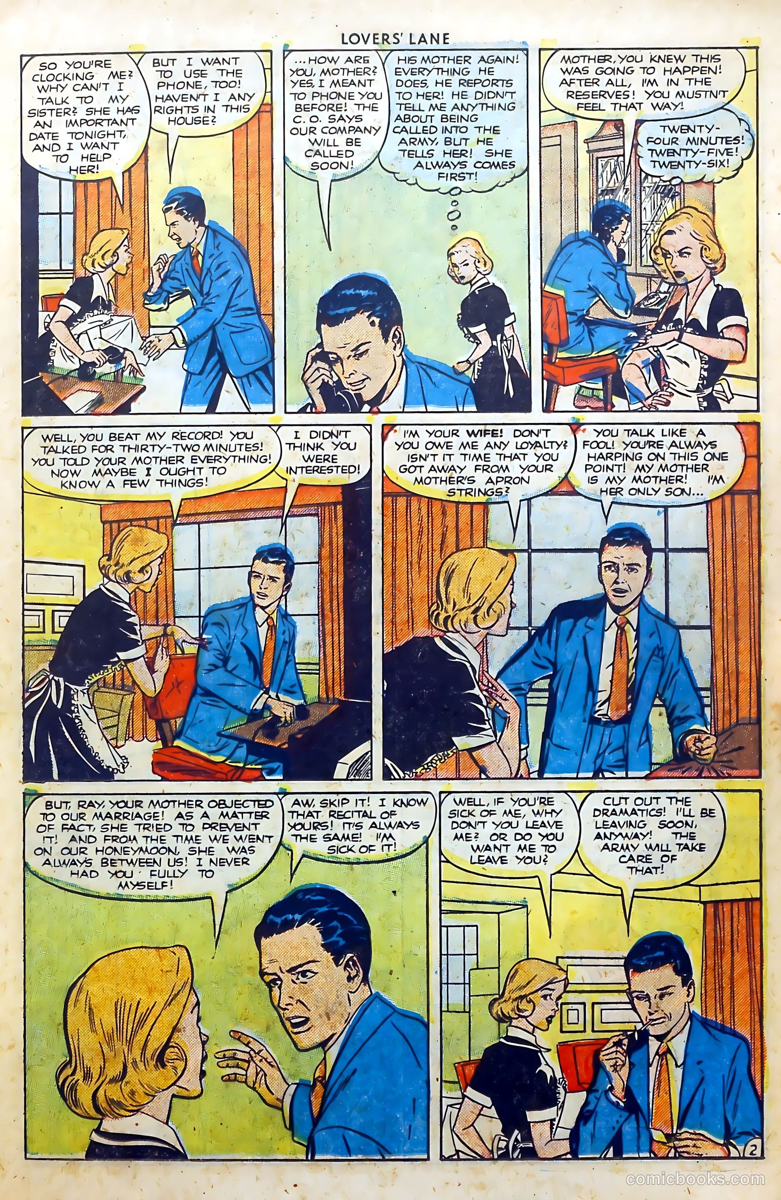 Lovers' Lane #16 (1951) — page 17 of 52