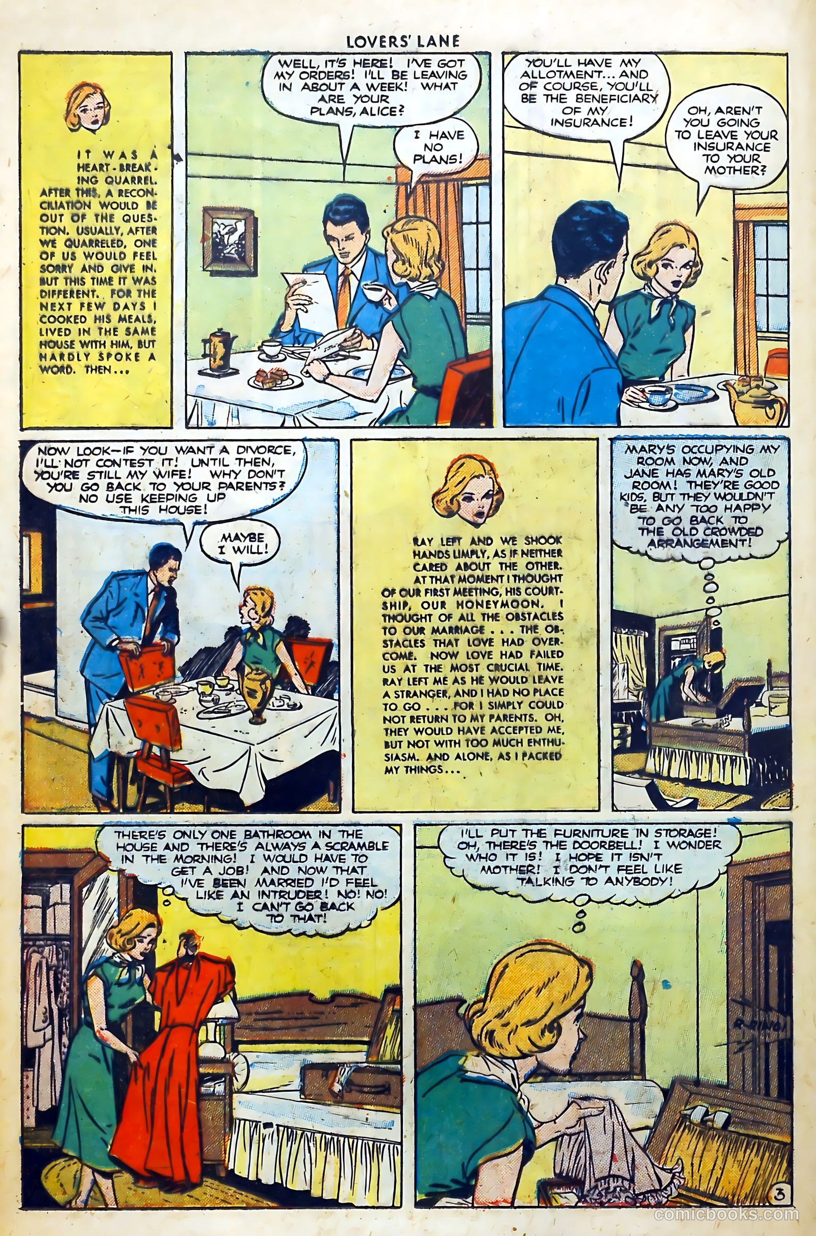 Lovers' Lane #16 (1951) — page 18 of 52