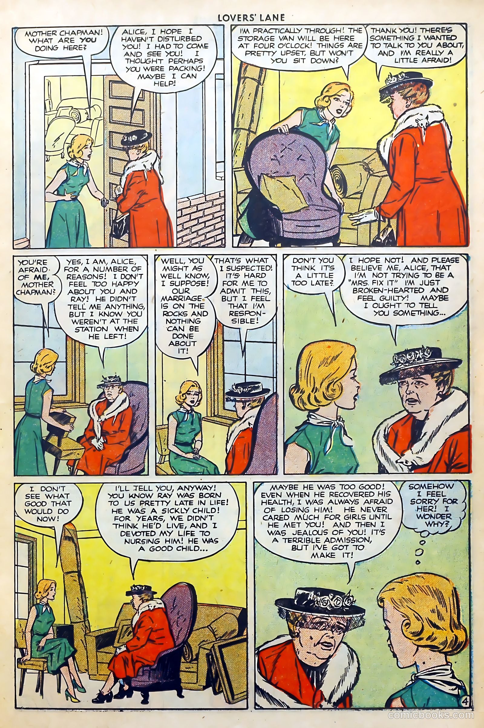 Lovers' Lane #16 (1951) — page 19 of 52