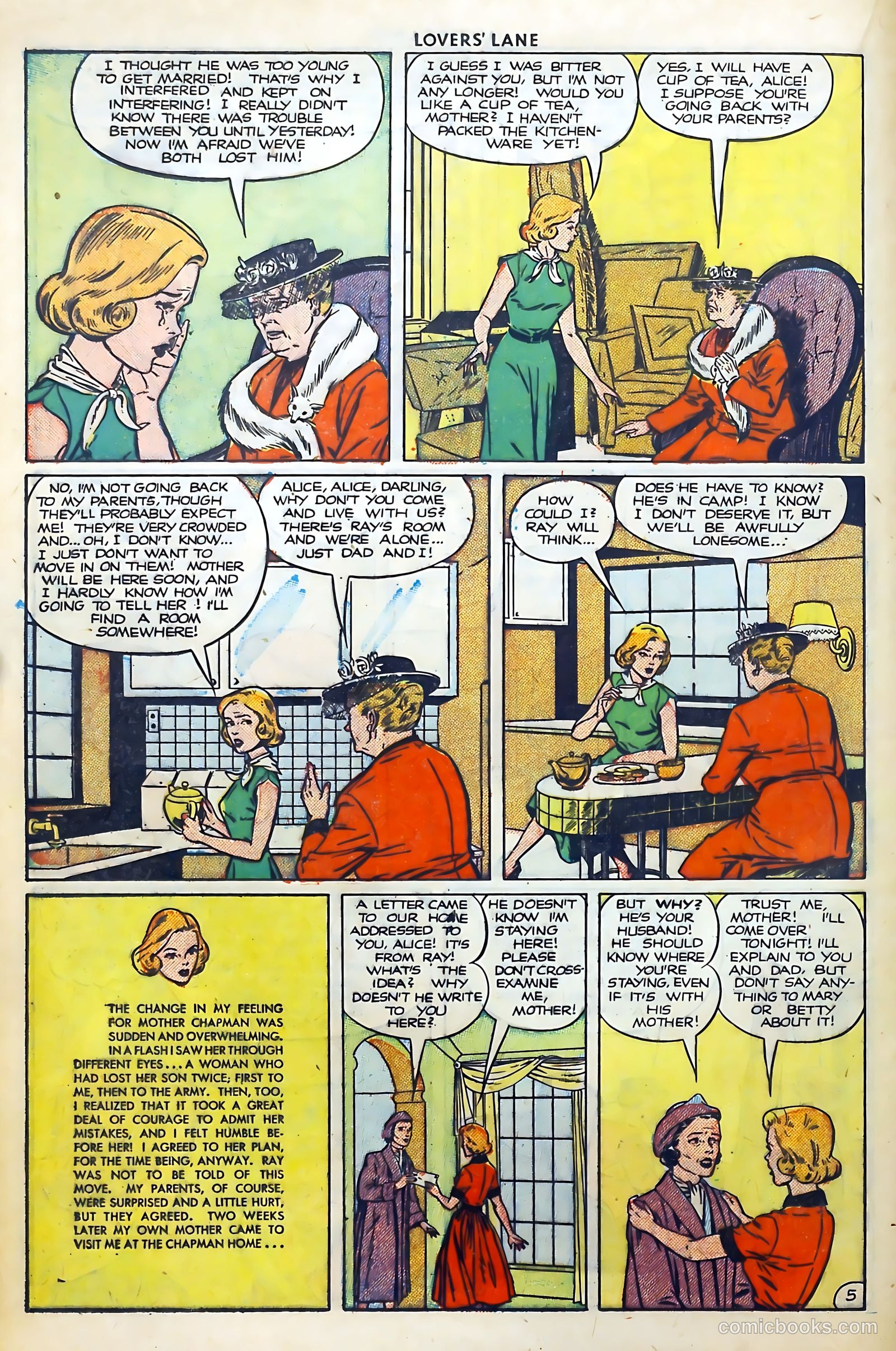 Lovers' Lane #16 (1951) — page 20 of 52