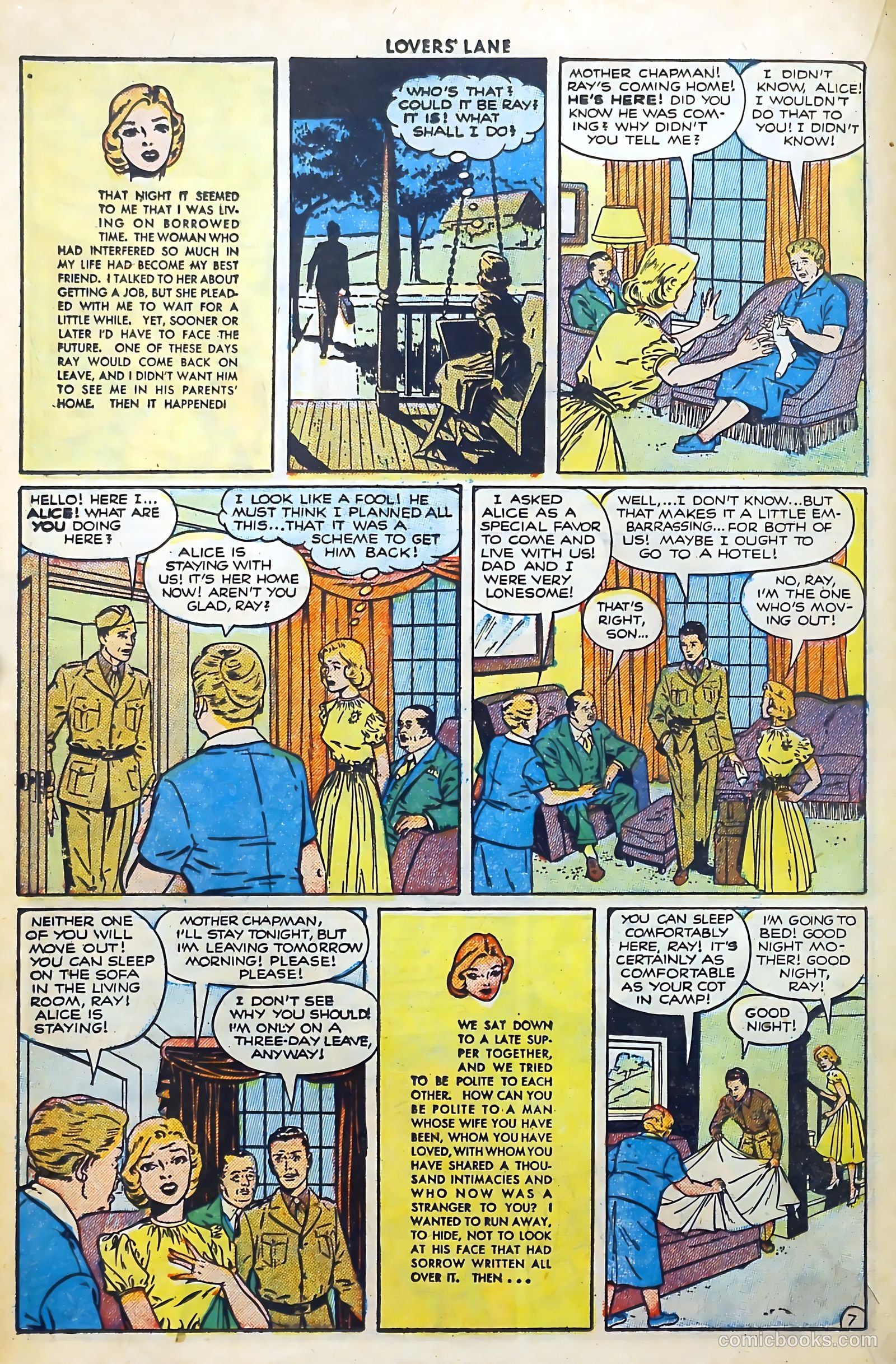 Lovers' Lane #16 (1951) — page 22 of 52
