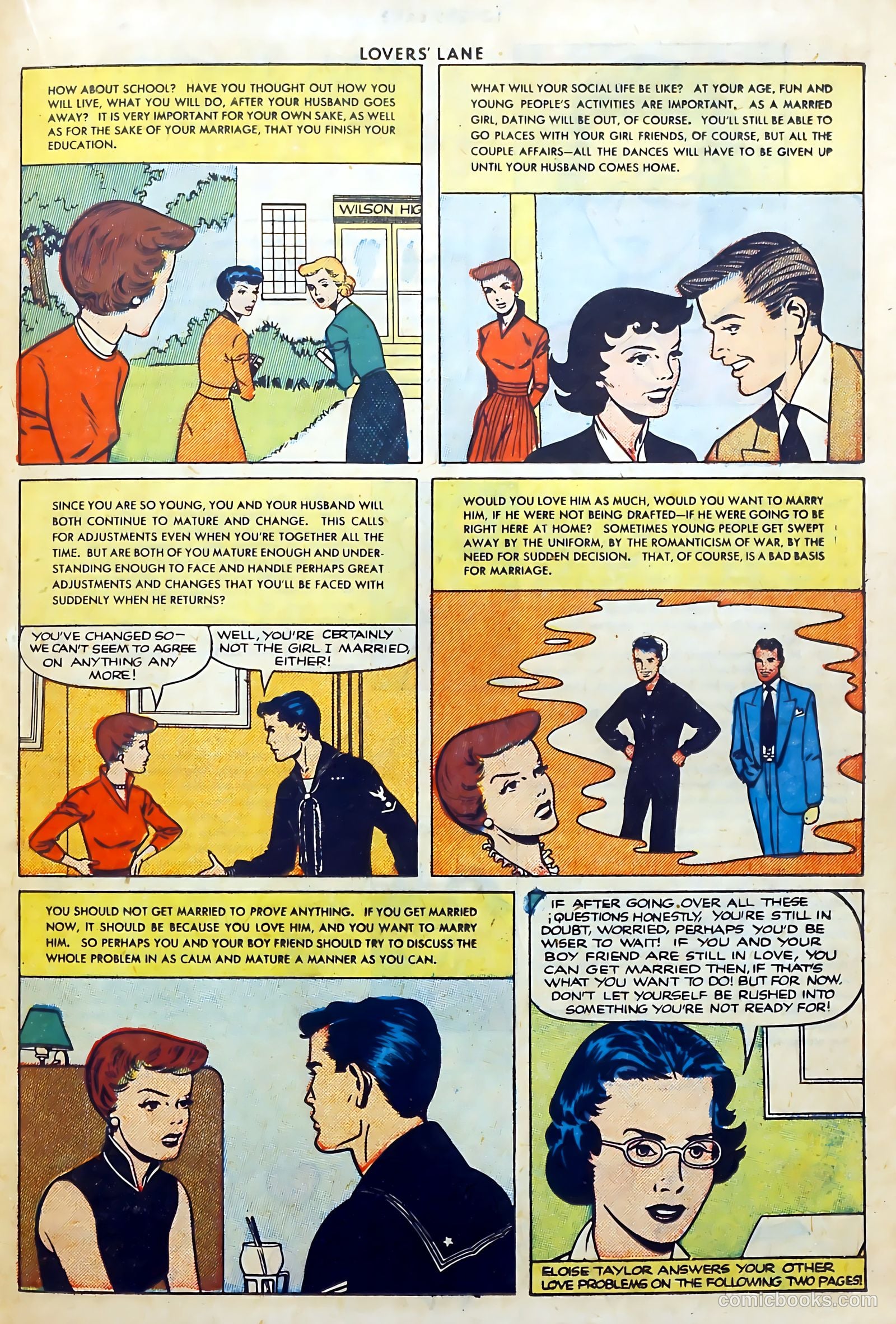 Lovers' Lane #16 (1951) — page 27 of 52