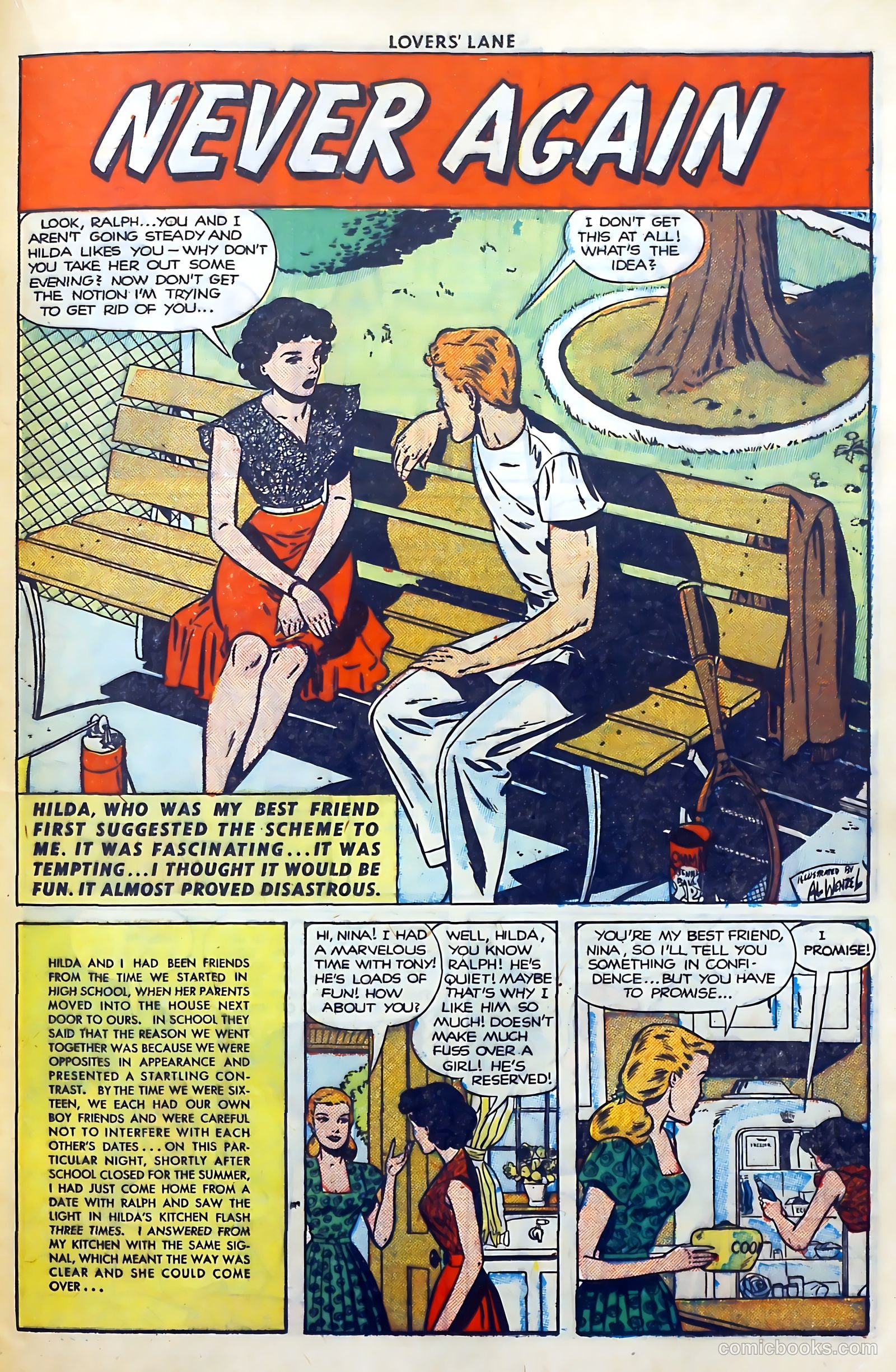 Lovers' Lane #16 (1951) — page 33 of 52