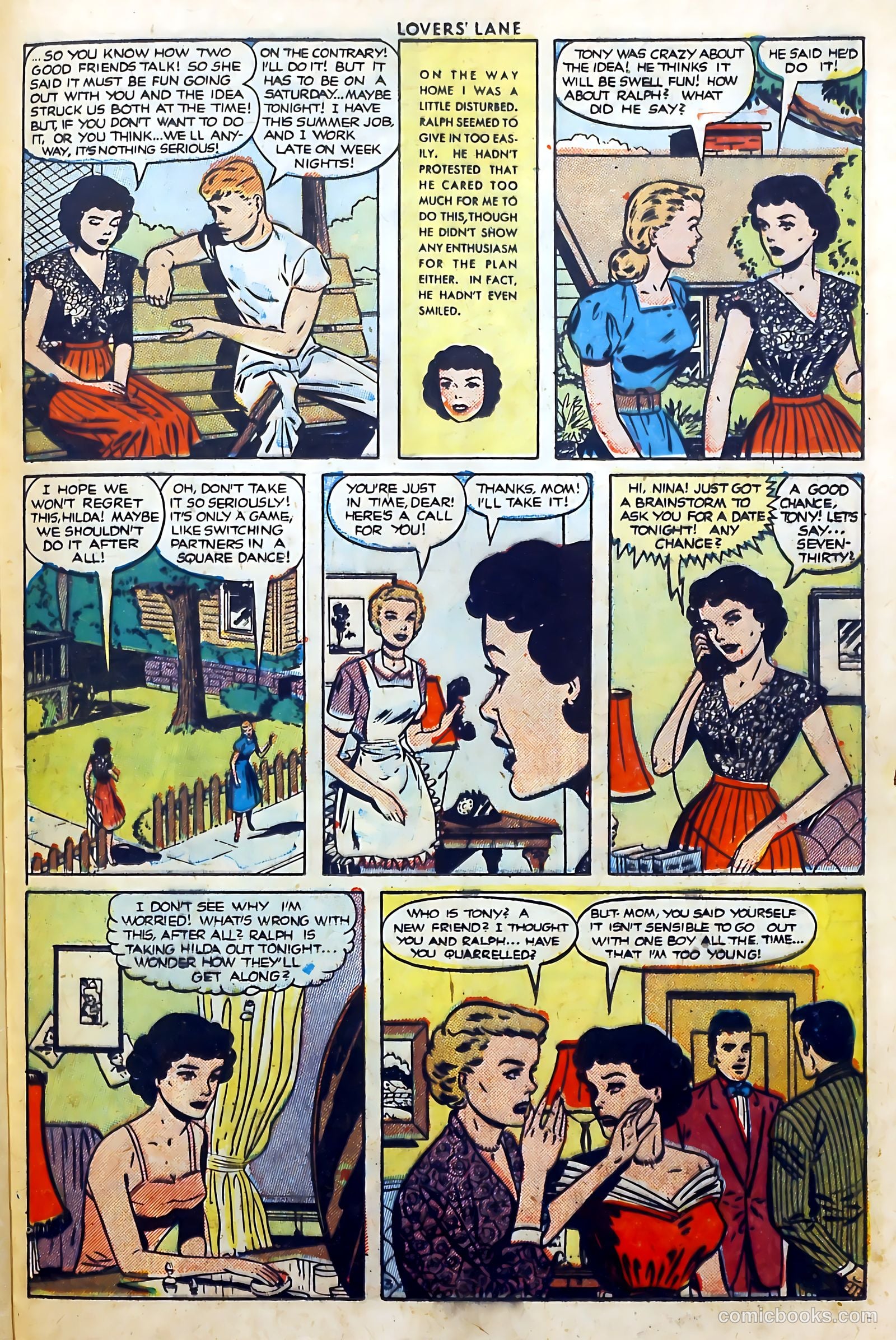 Lovers' Lane #16 (1951) — page 35 of 52