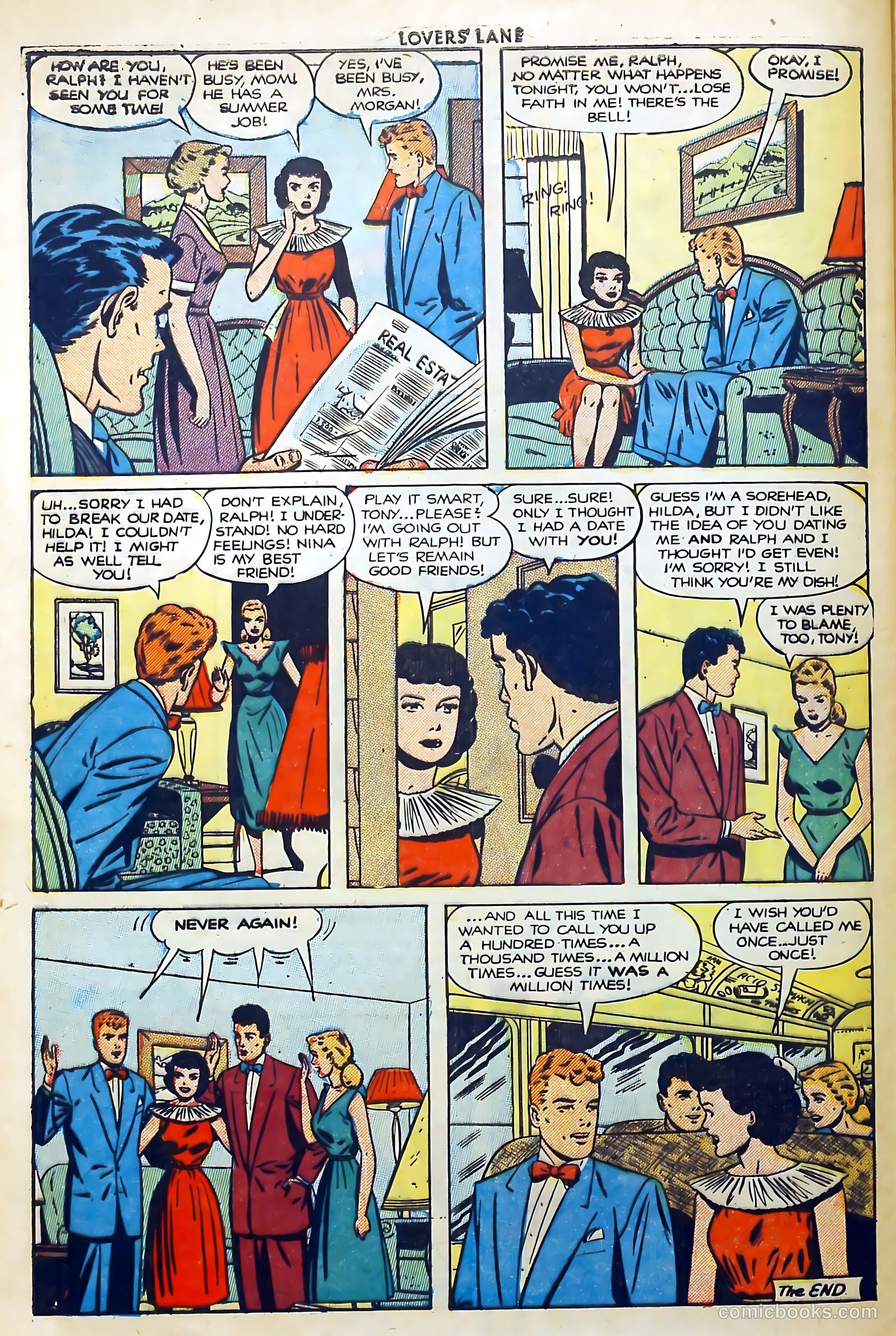 Lovers' Lane #16 (1951) — page 40 of 52