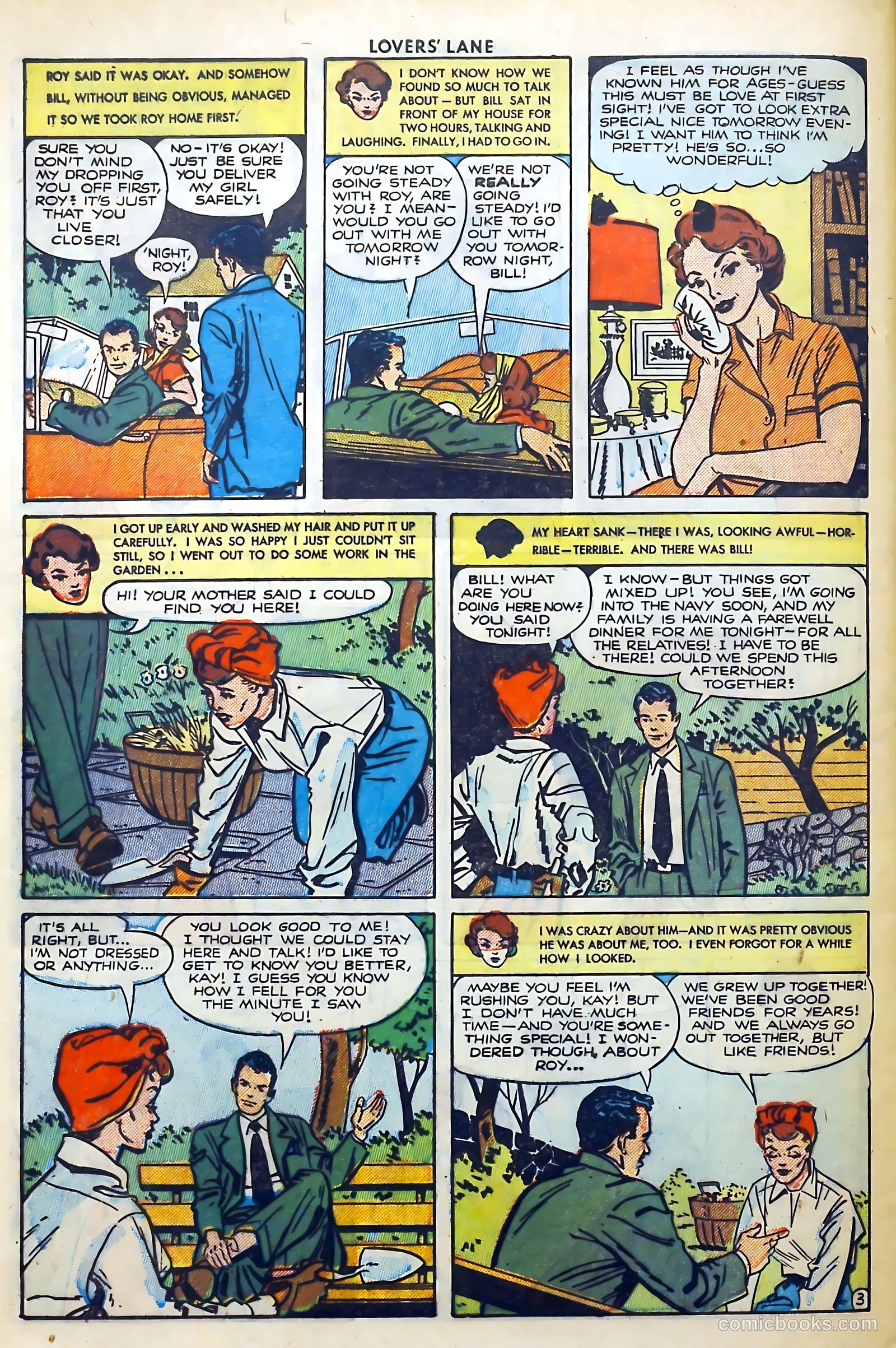 Lovers' Lane #16 (1951) — page 44 of 52