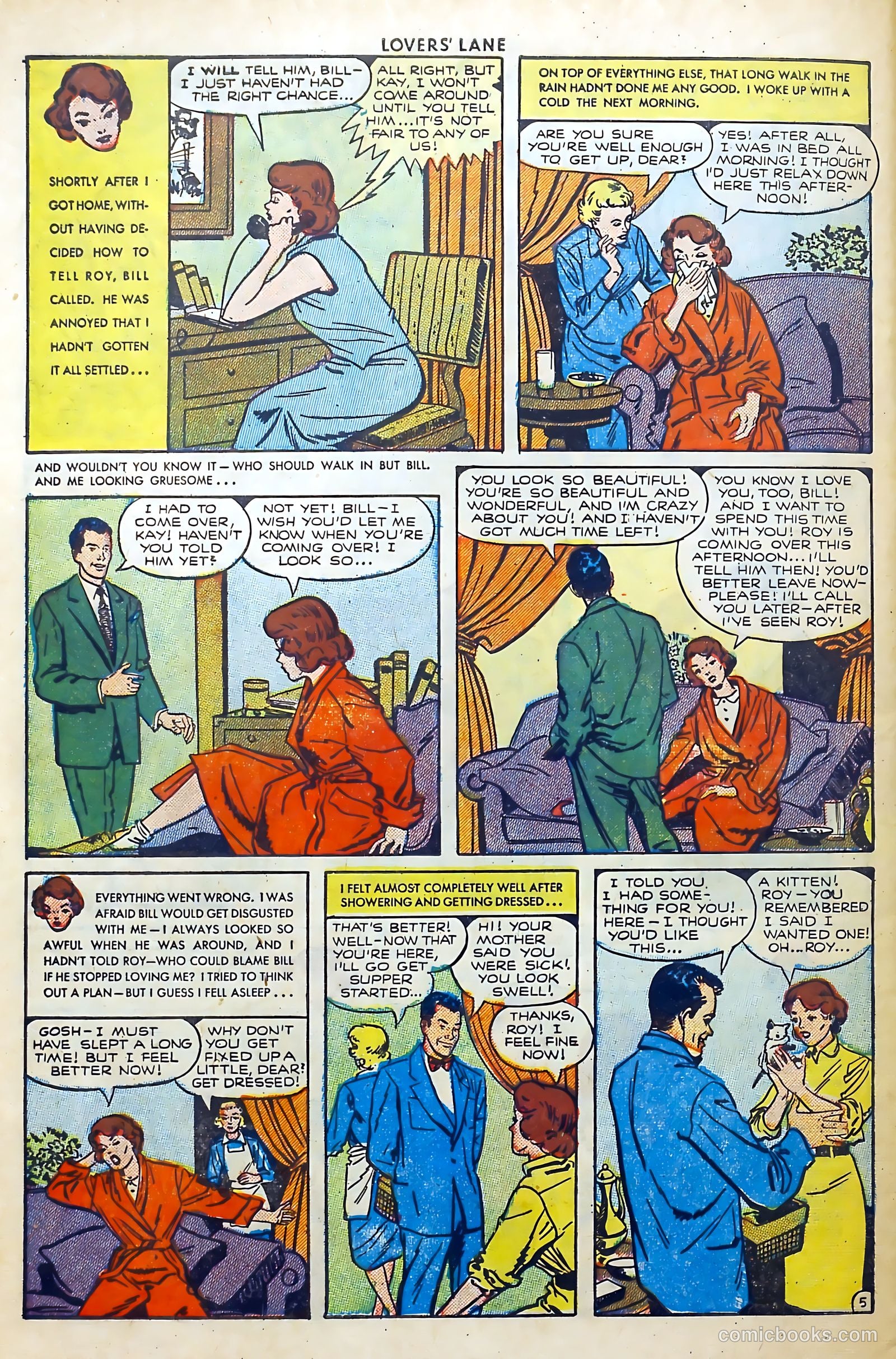 Lovers' Lane #16 (1951) — page 46 of 52