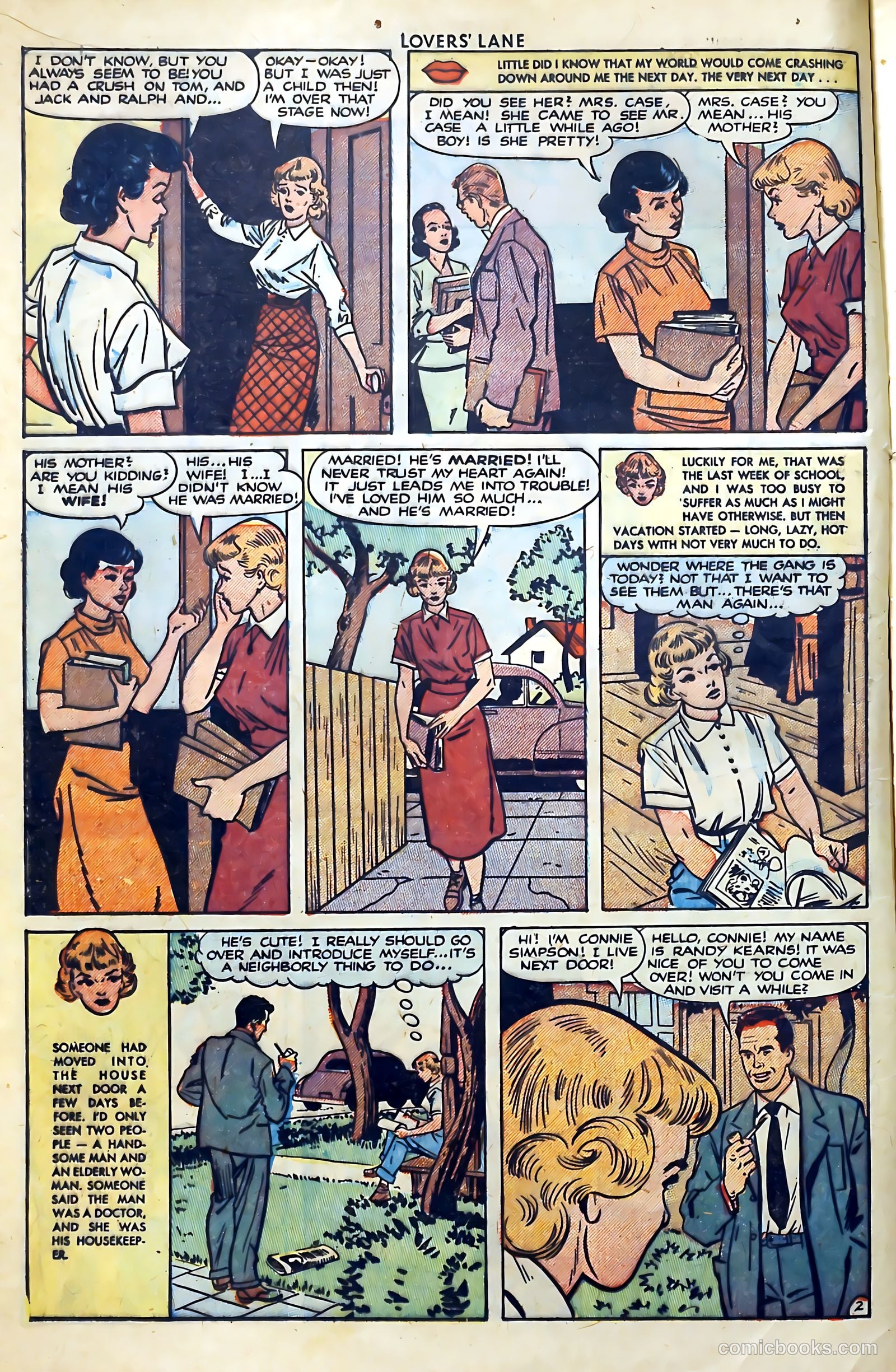 Lovers' Lane #17 (1951) — page 16 of 52