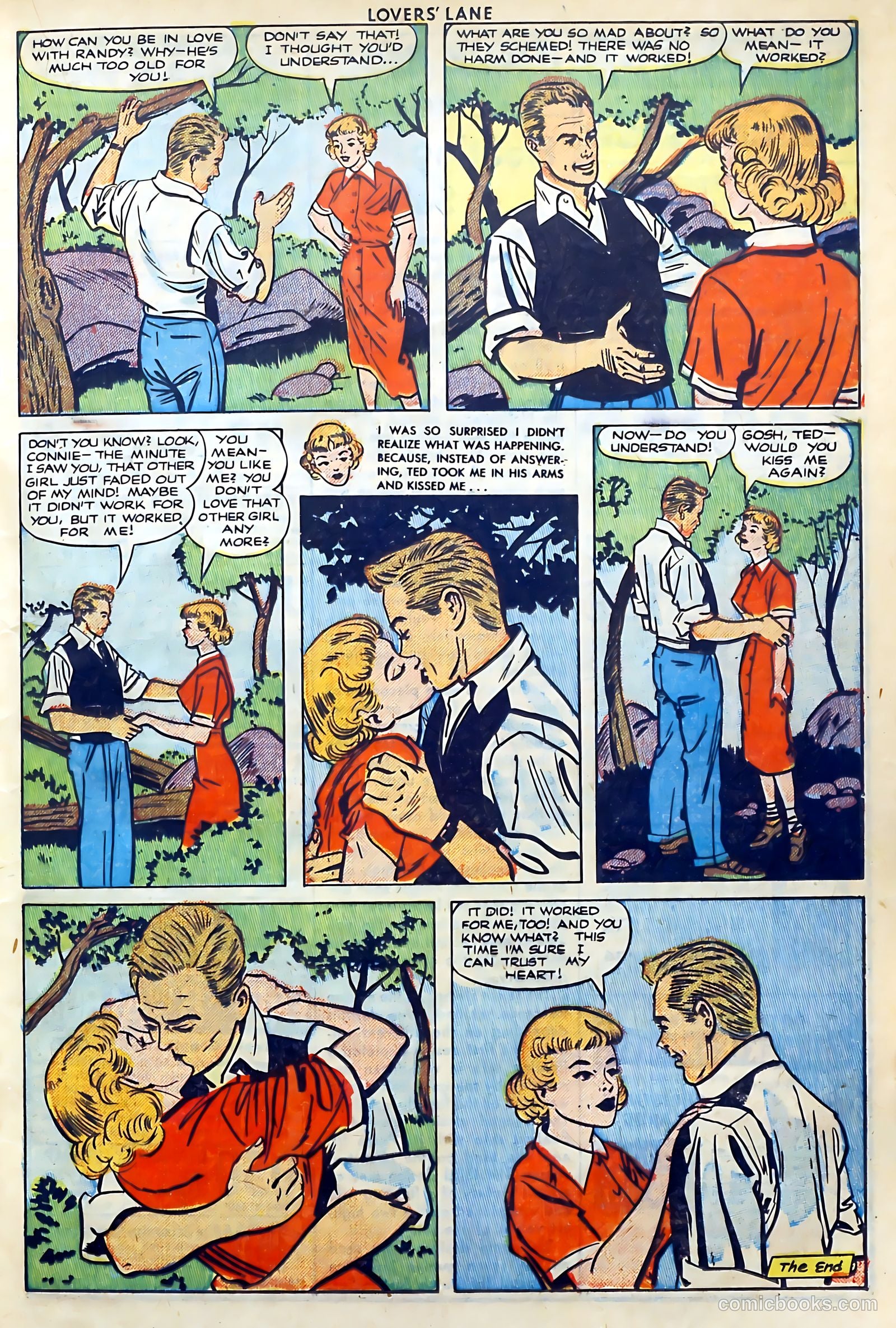 Lovers' Lane #17 (1951) — page 21 of 52
