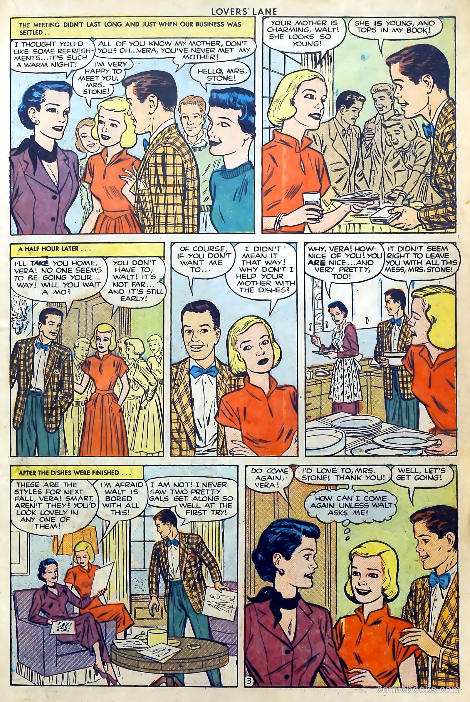 Lovers' Lane #17 (1951) — page 29 of 52