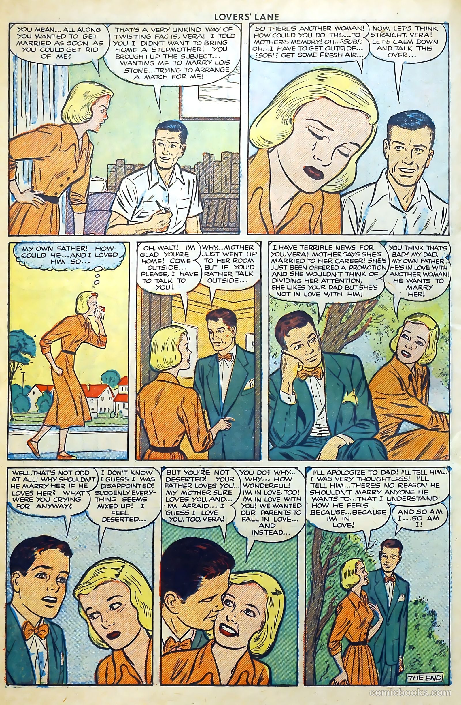 Lovers' Lane #17 (1951) — page 34 of 52