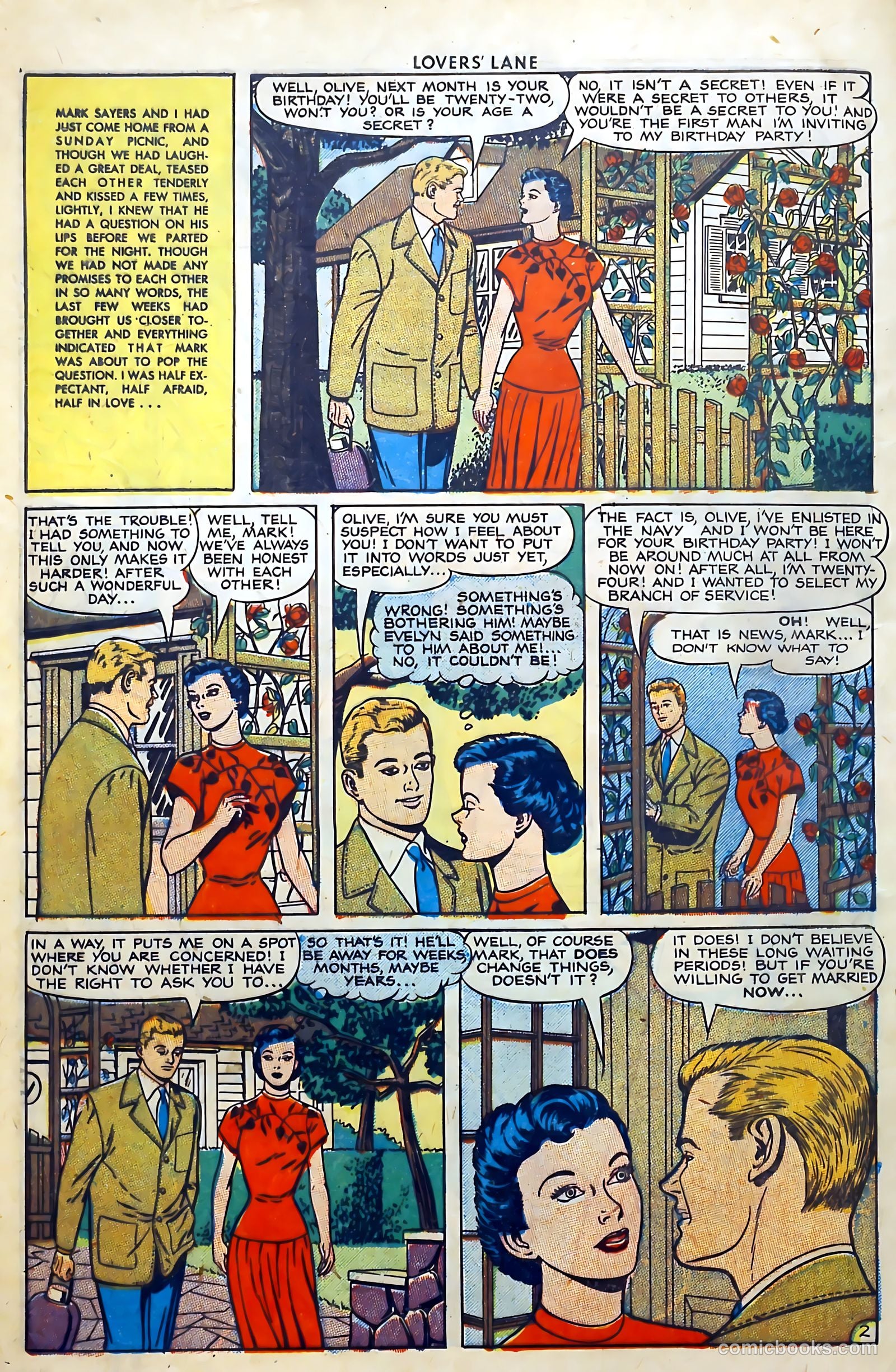 Lovers' Lane #17 (1951) — page 42 of 52