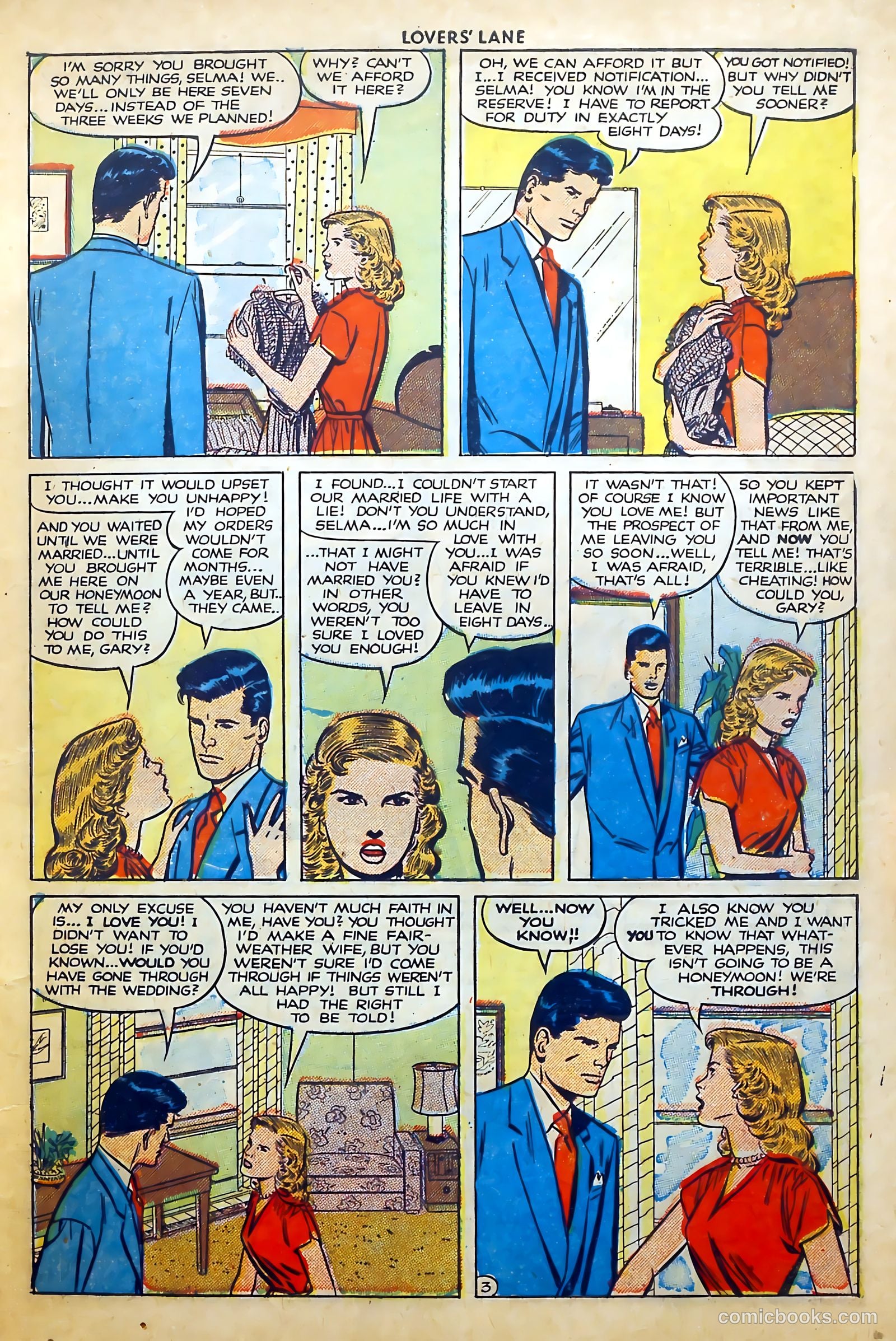 Lovers' Lane #18 (1951) — page 5 of 52