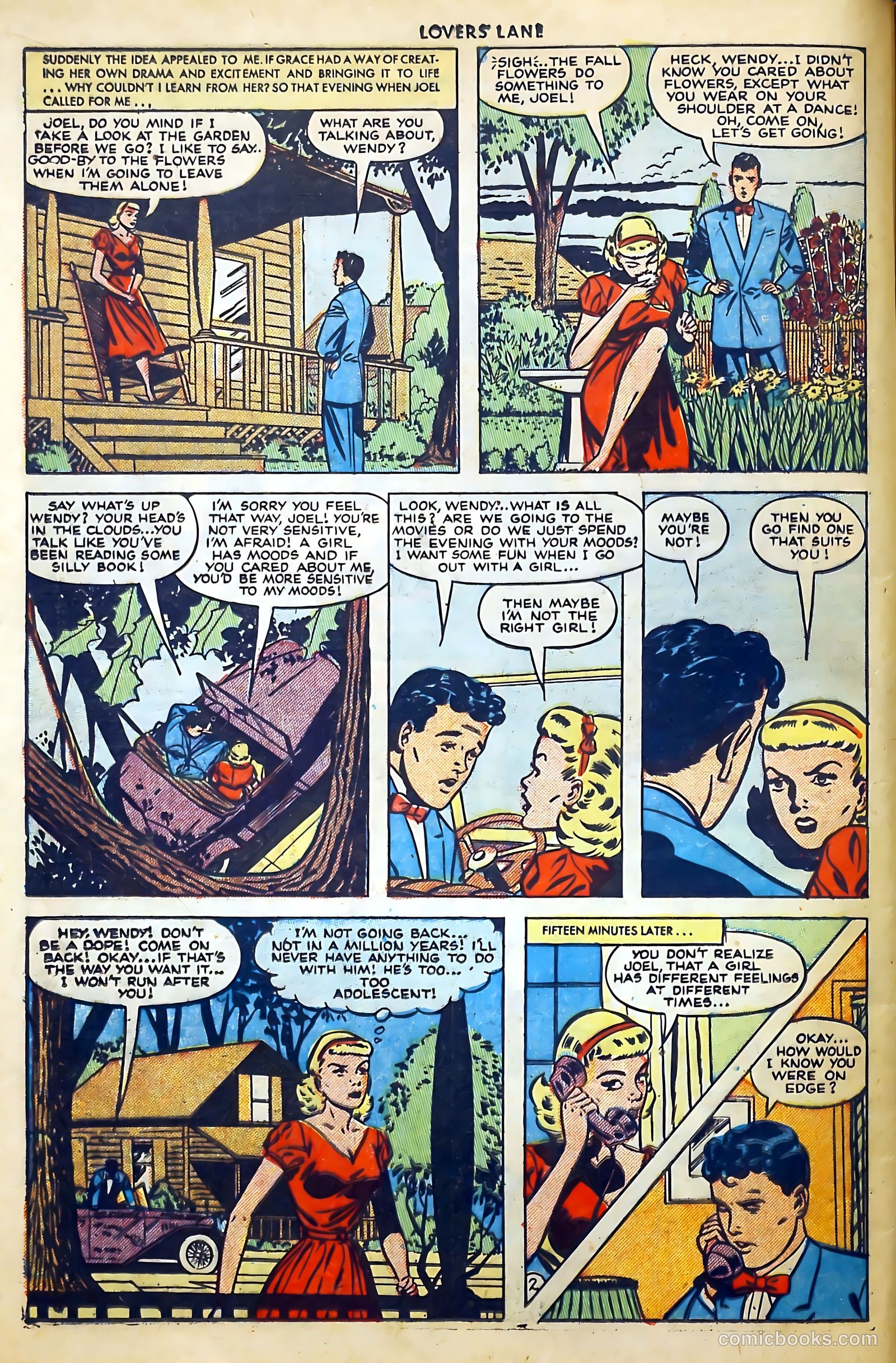 Lovers' Lane #18 (1951) — page 16 of 52
