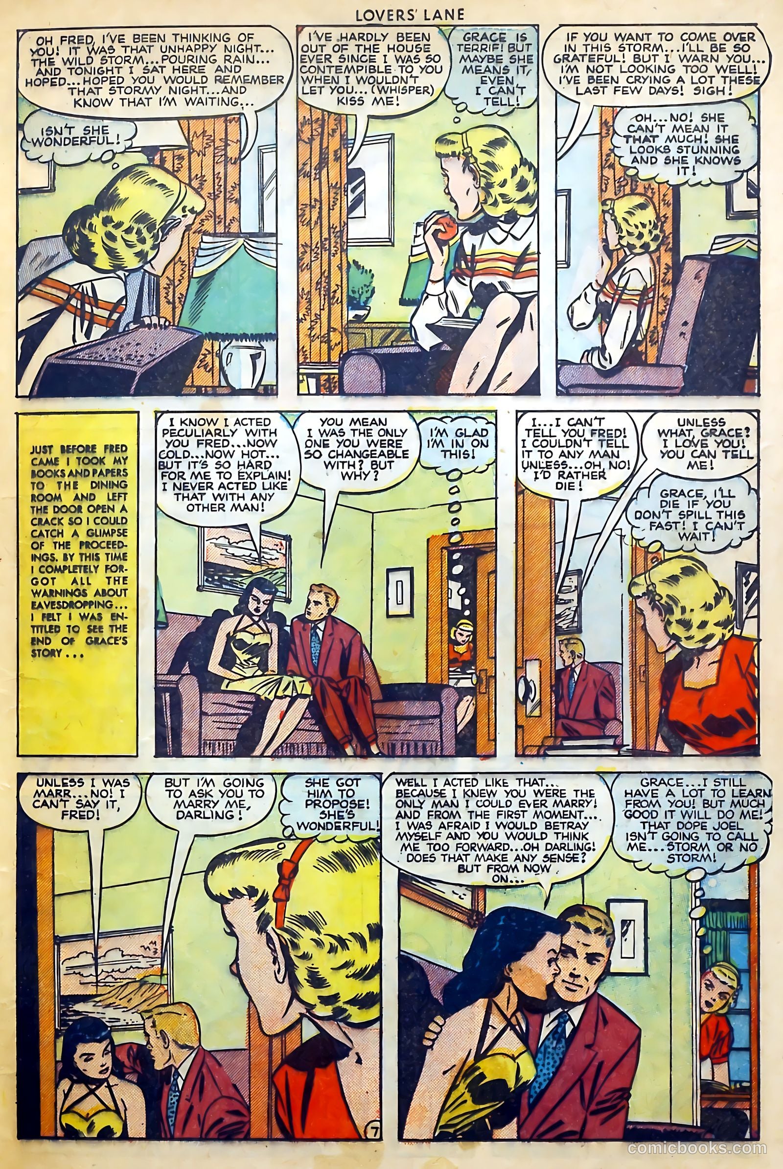 Lovers' Lane #18 (1951) — page 21 of 52