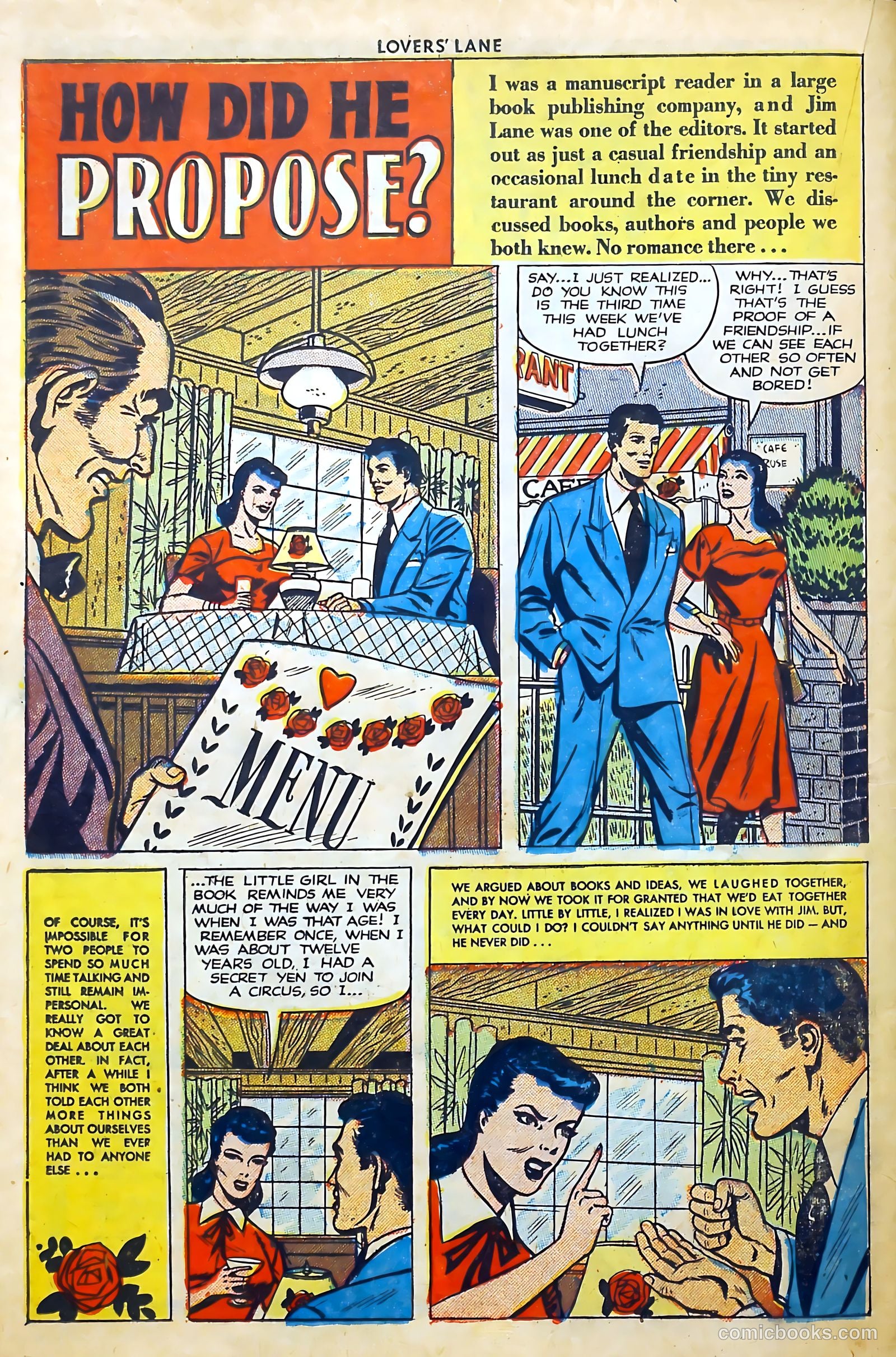 Lovers' Lane #18 (1951) — page 24 of 52