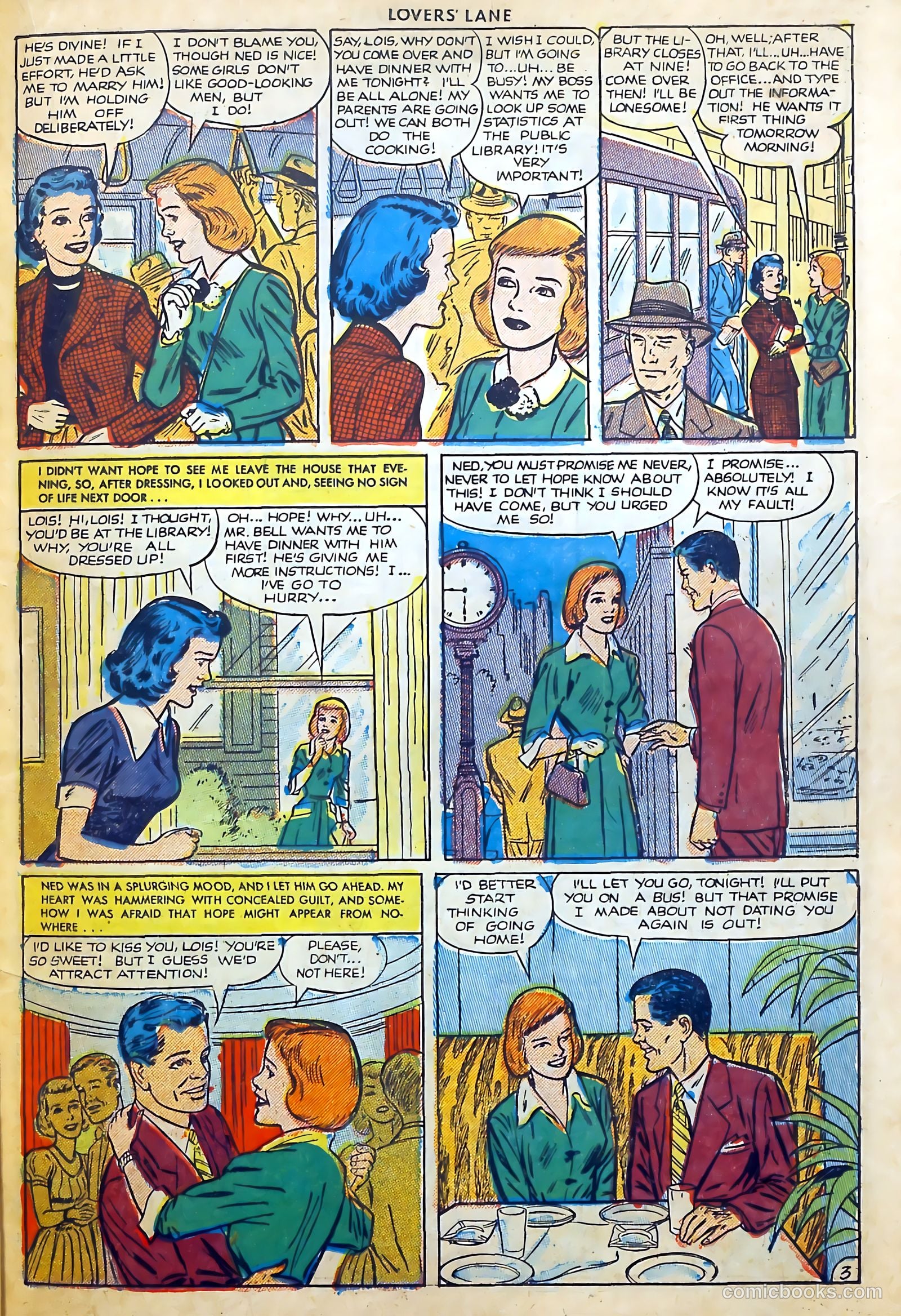 Lovers' Lane #18 (1951) — page 29 of 52