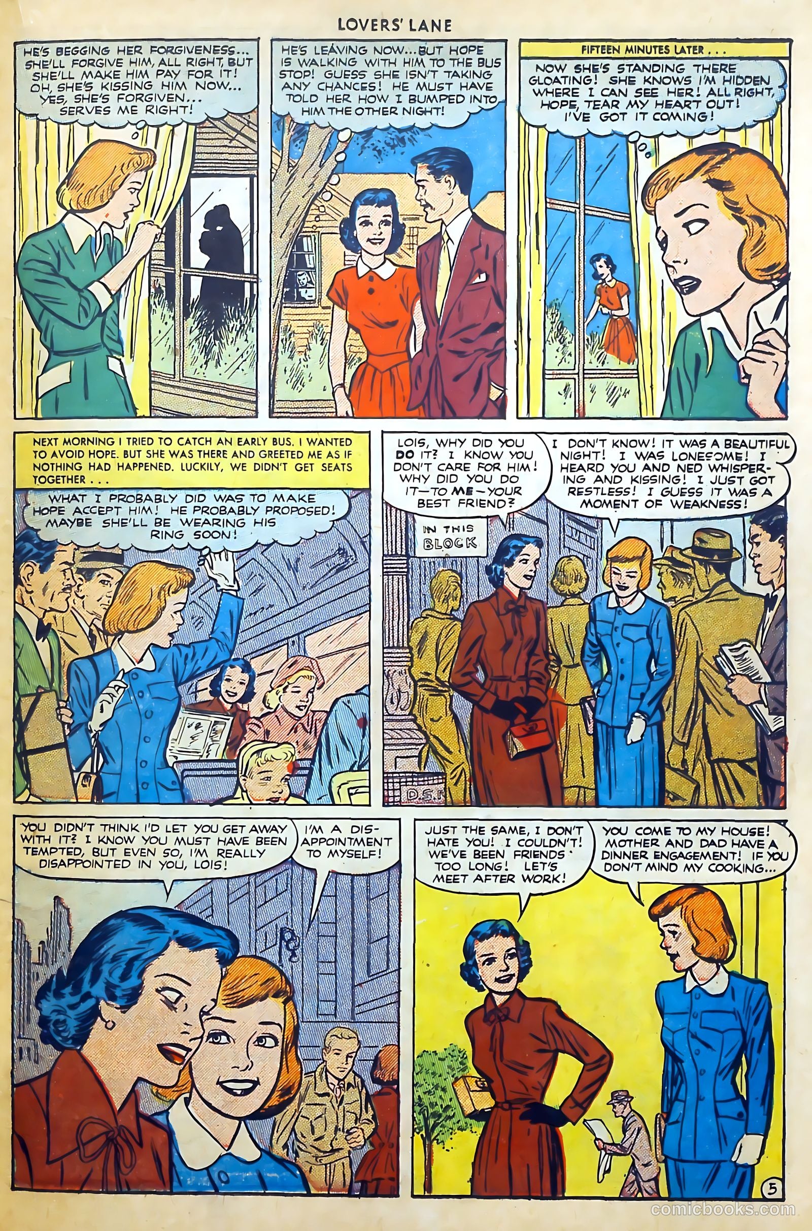 Lovers' Lane #18 (1951) — page 31 of 52