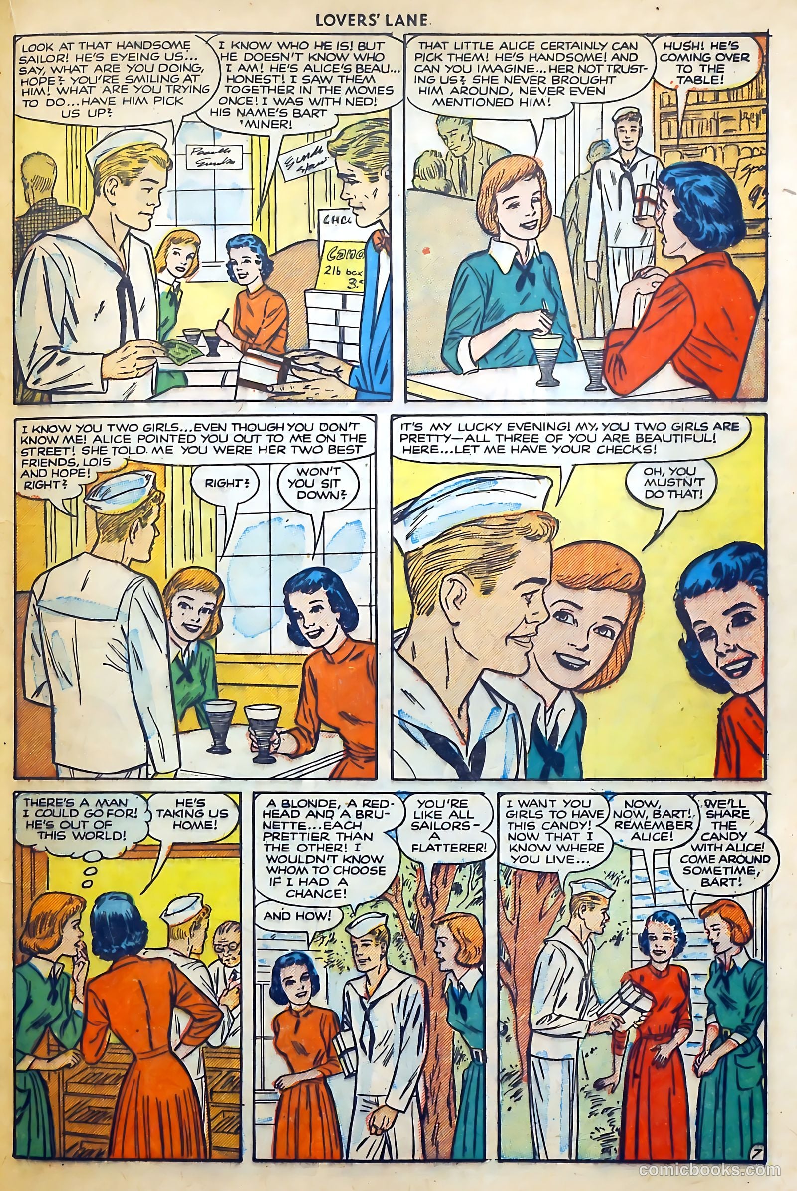 Lovers' Lane #18 (1951) — page 33 of 52