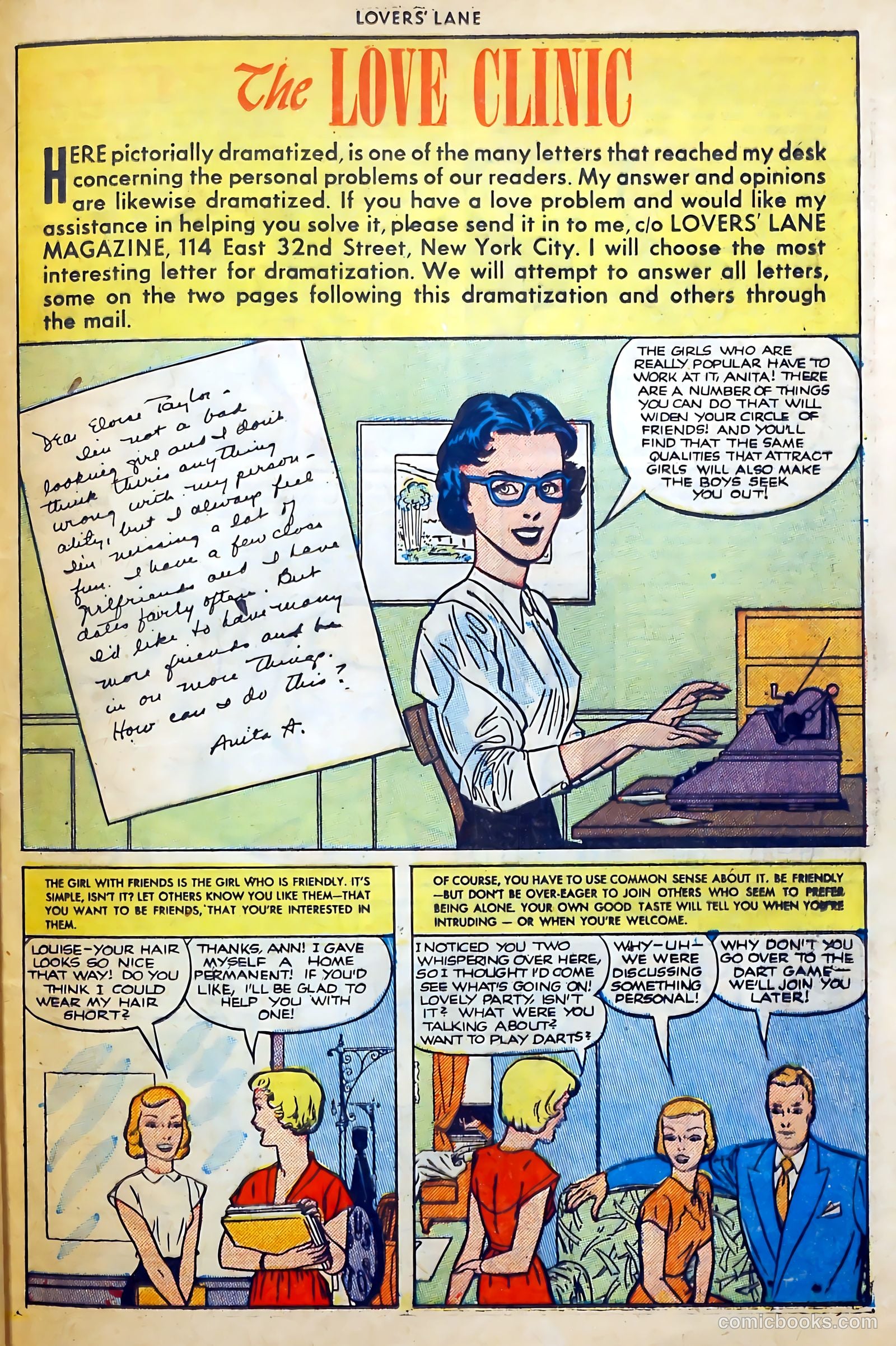 Lovers' Lane #18 (1951) — page 37 of 52
