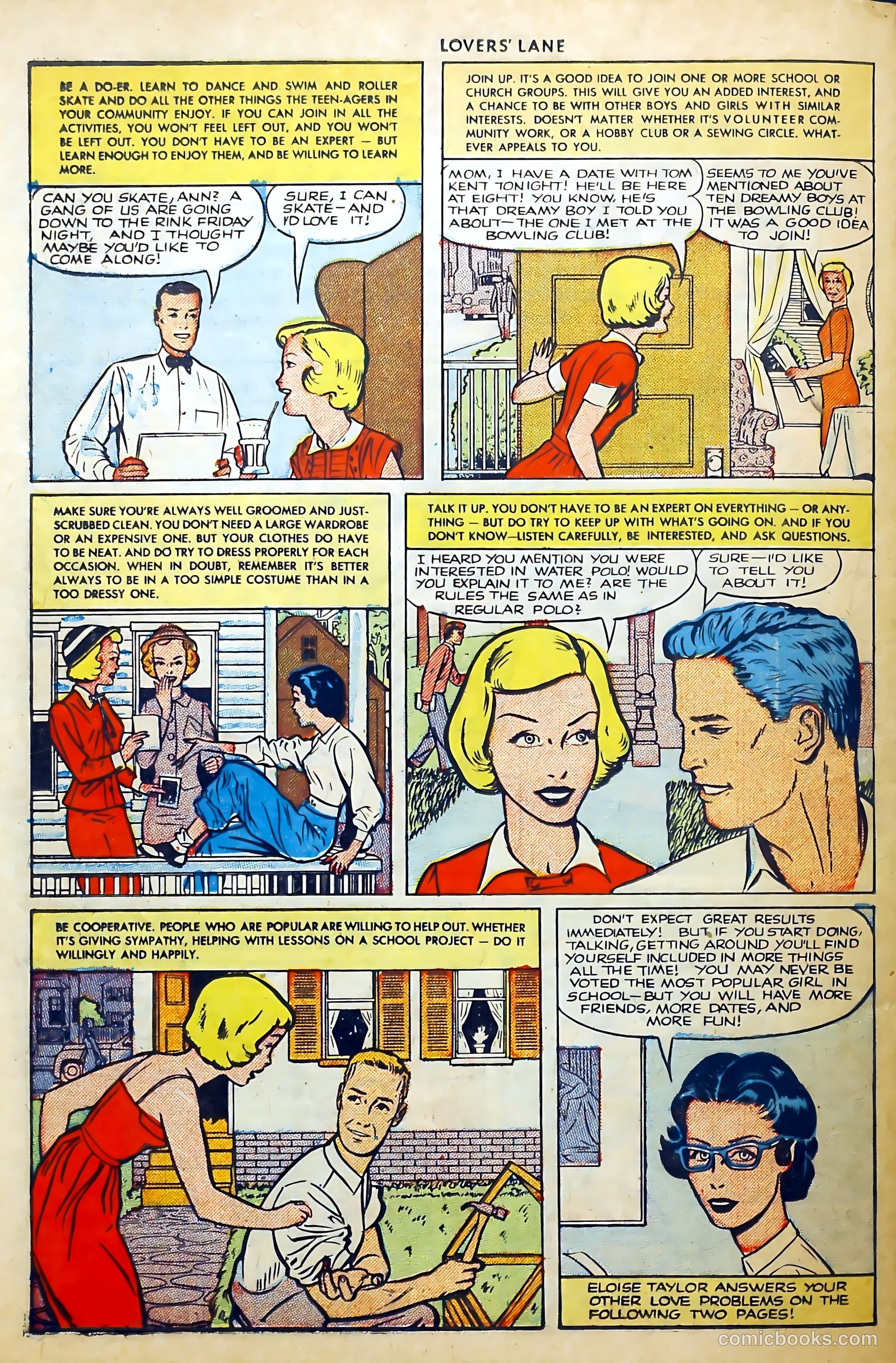 Lovers' Lane #18 (1951) — page 38 of 52