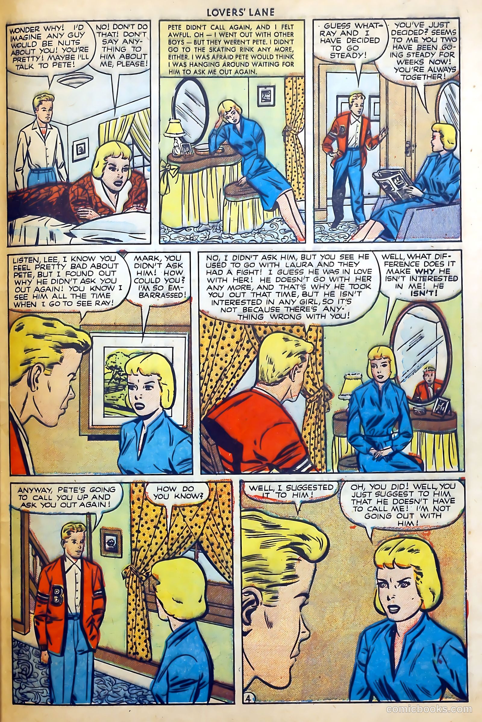 Lovers' Lane #18 (1951) — page 45 of 52