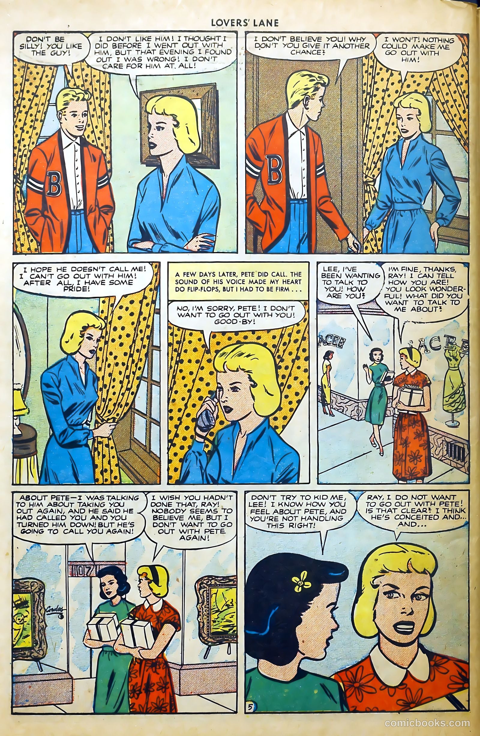 Lovers' Lane #18 (1951) — page 46 of 52