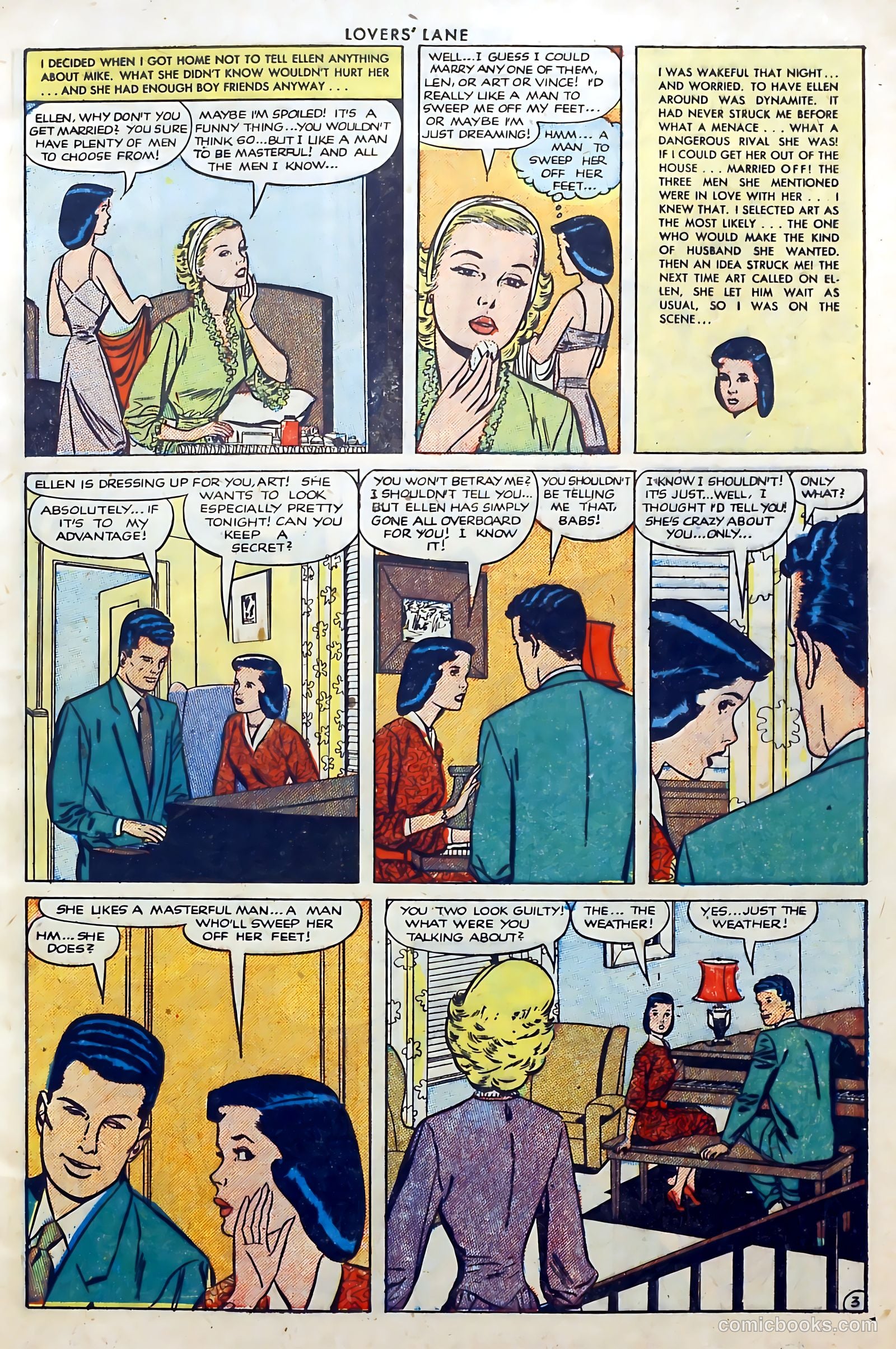 Lovers' Lane #19 (1951) — page 5 of 35
