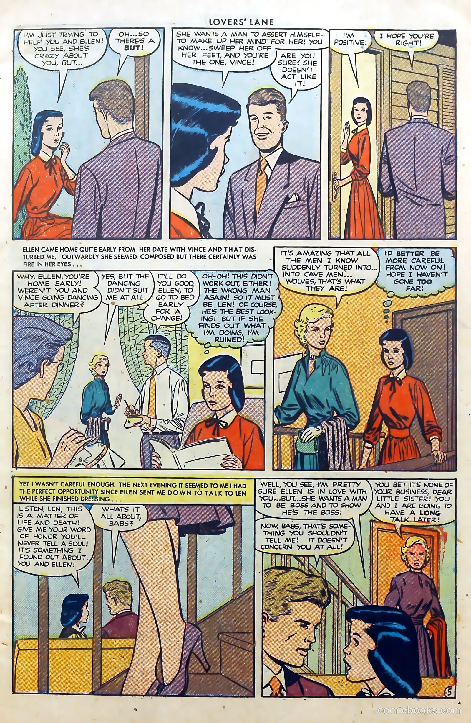 Lovers' Lane #19 (1951) — page 7 of 35