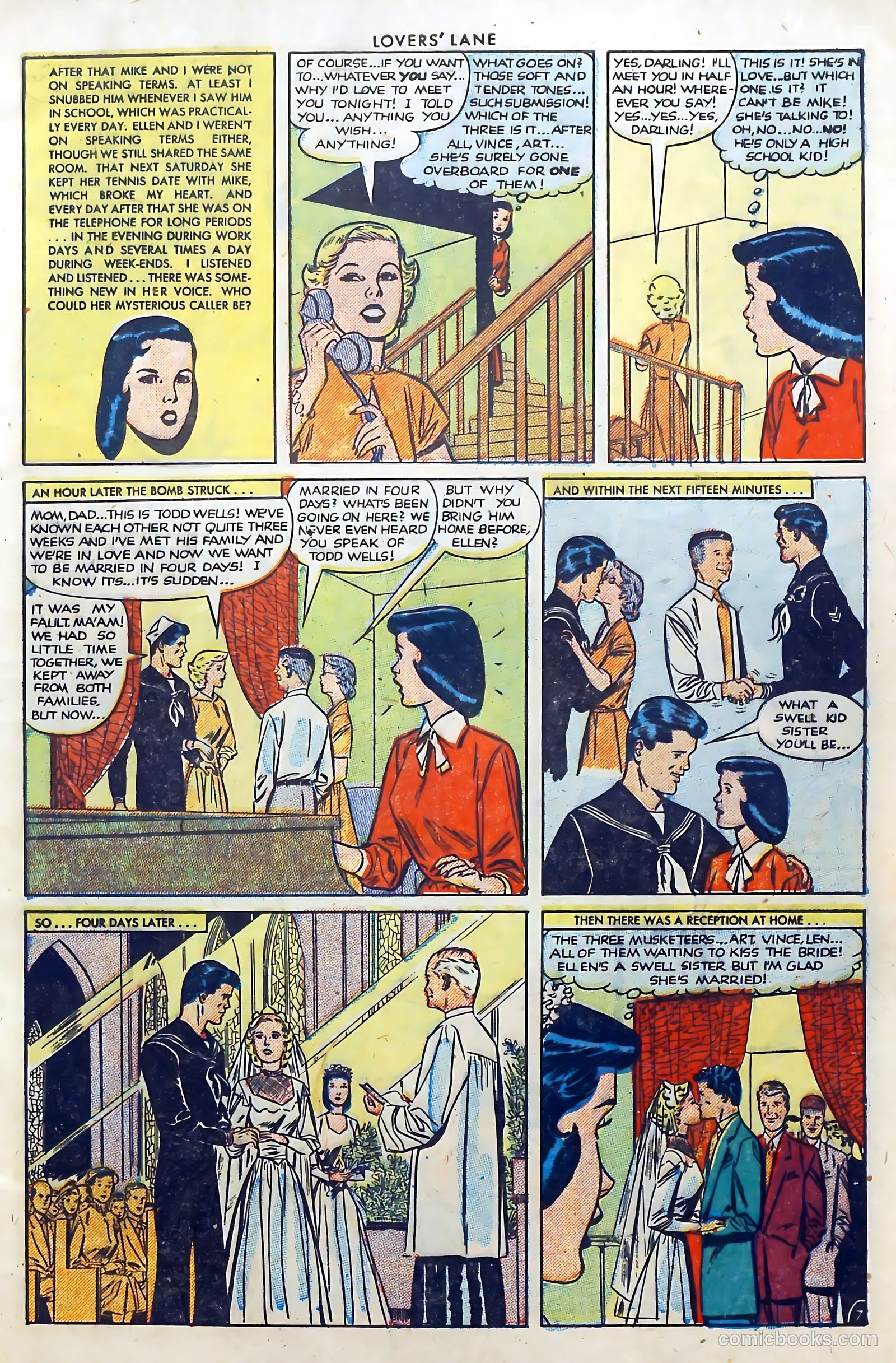 Lovers' Lane #19 (1951) — page 9 of 35