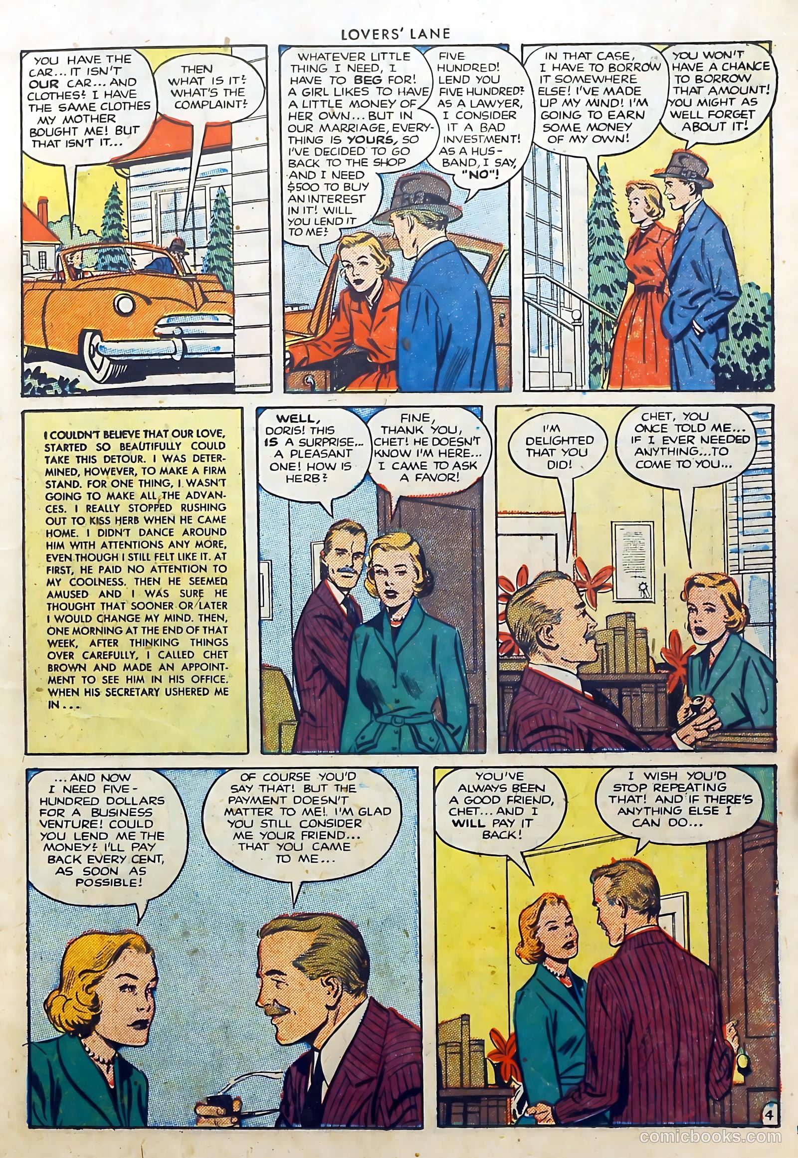 Lovers' Lane #19 (1951) — page 15 of 35