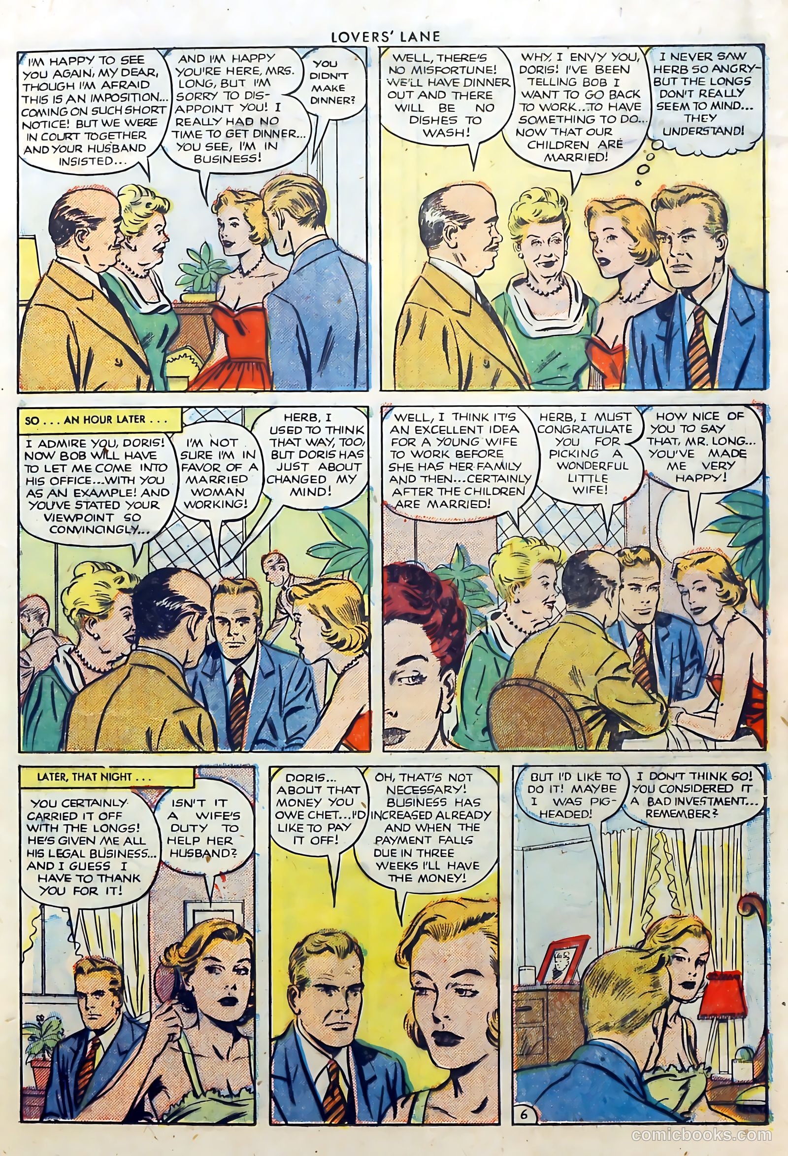 Lovers' Lane #19 (1951) — page 17 of 35