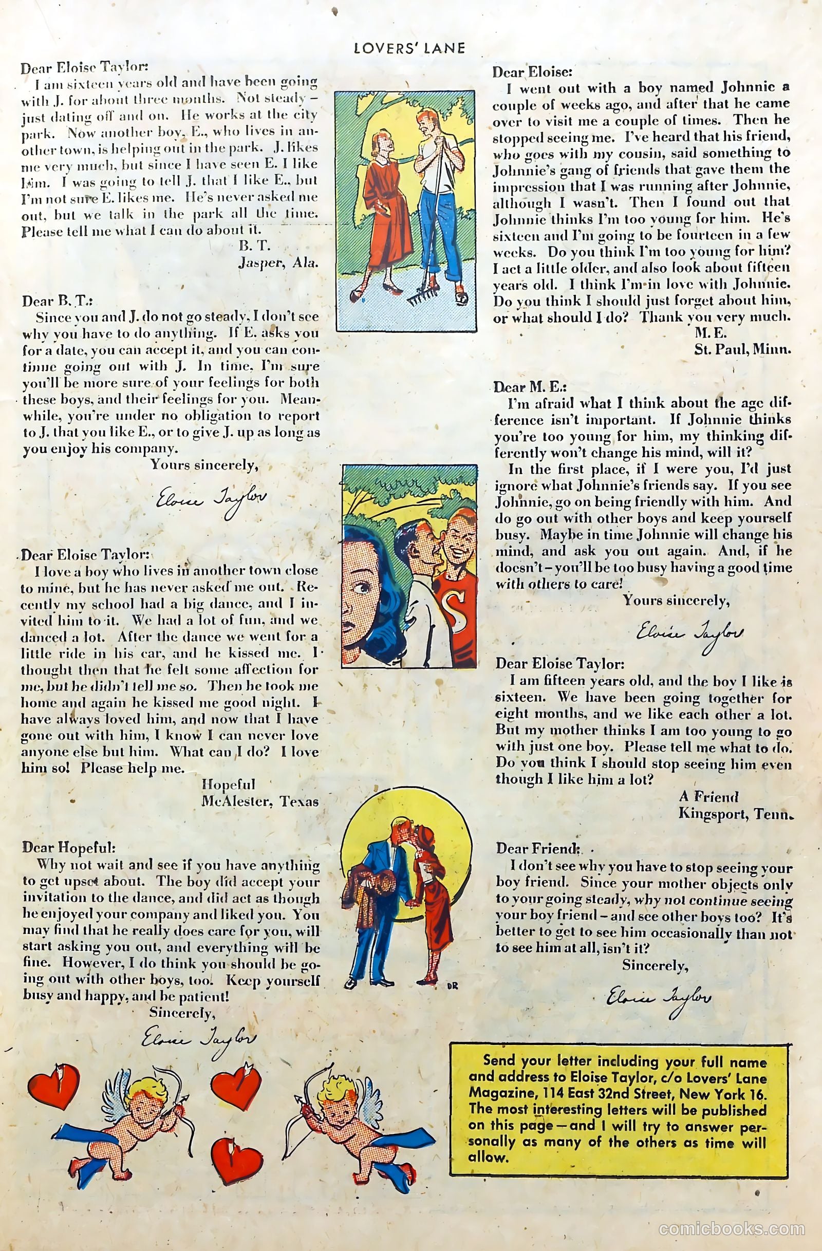 Lovers' Lane #19 (1951) — page 23 of 35