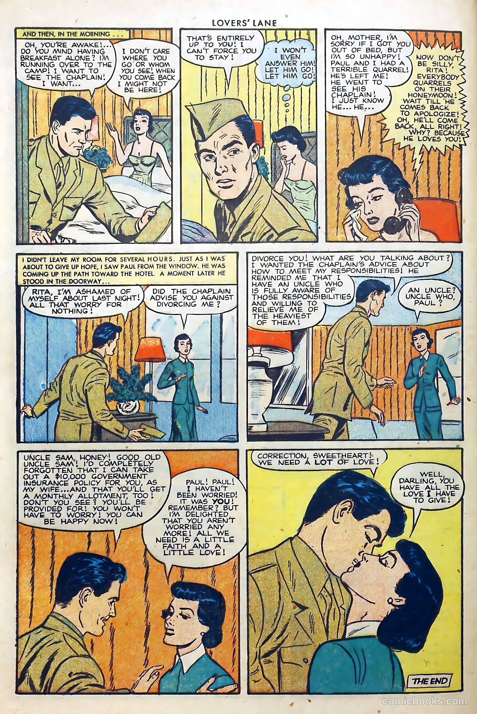 Lovers' Lane #19 (1951) — page 32 of 35