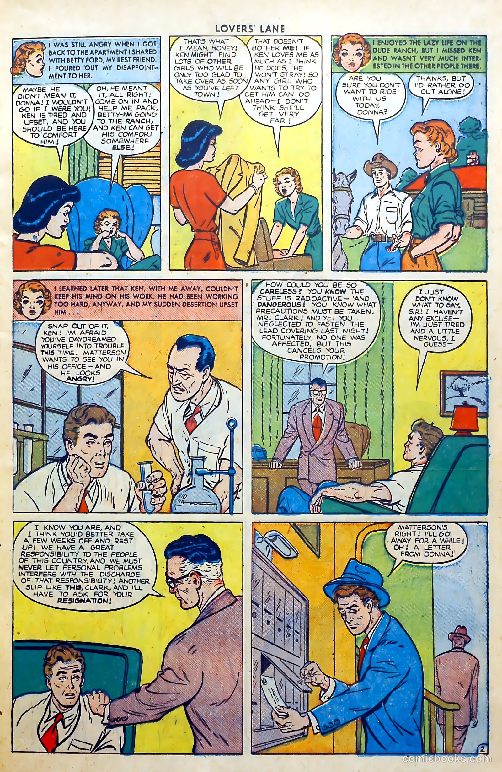 Lovers' Lane #2 (1949) — page 15 of 53