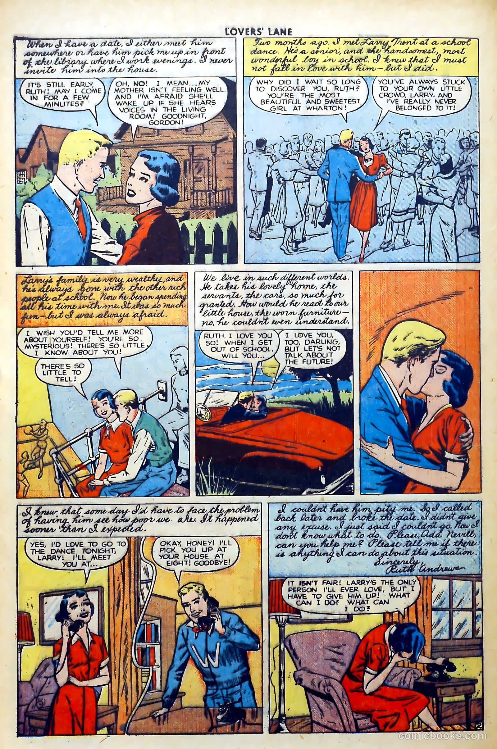 Lovers' Lane #2 (1949) — page 40 of 53