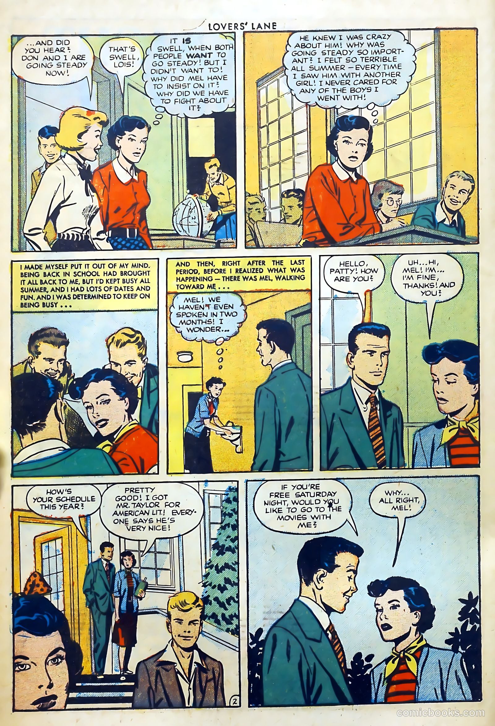 Lovers' Lane #20 (1952) — page 4 of 37