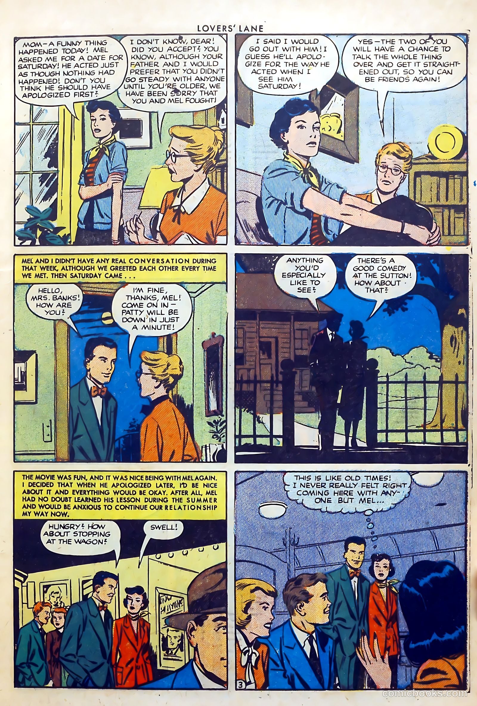 Lovers' Lane #20 (1952) — page 5 of 37