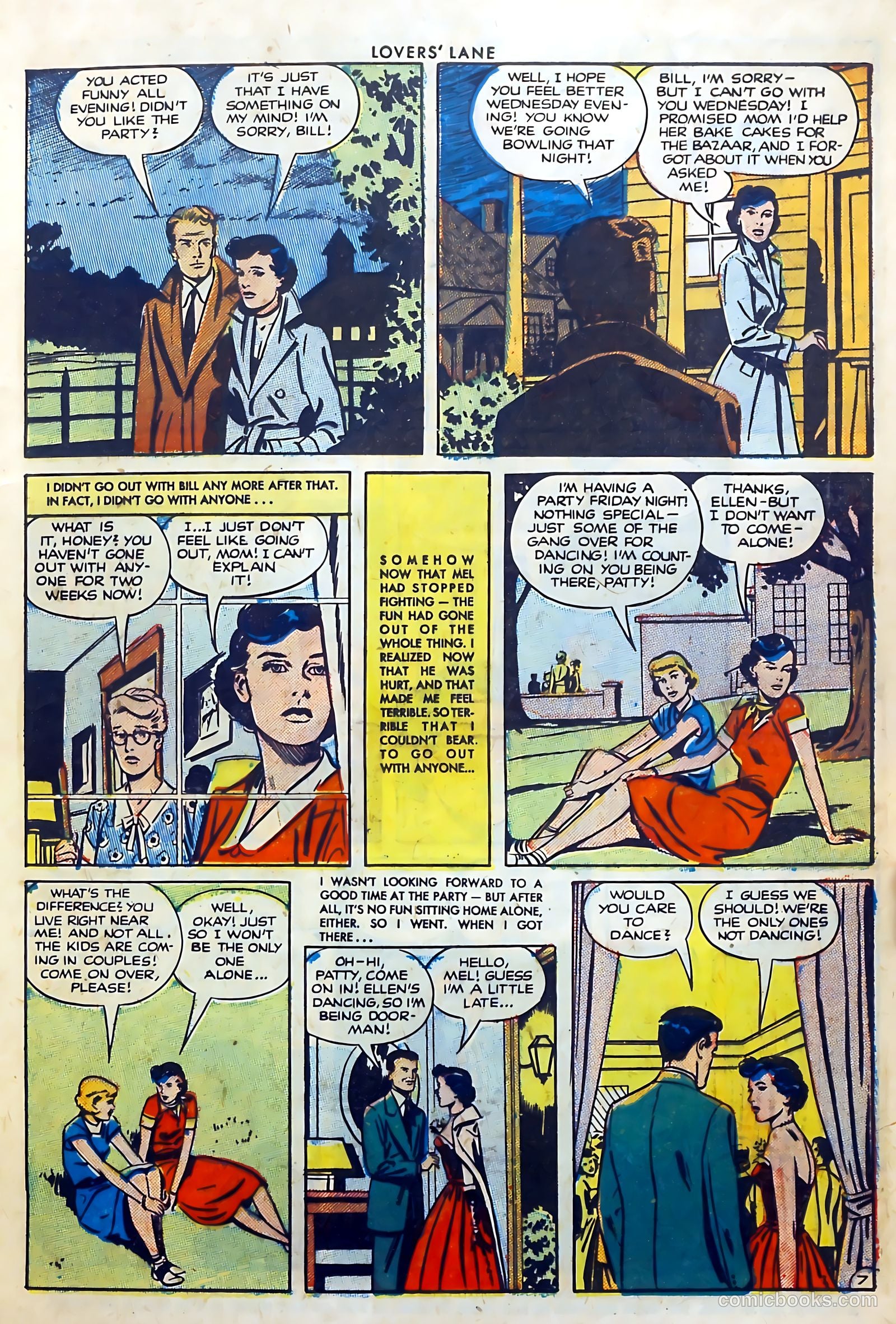 Lovers' Lane #20 (1952) — page 9 of 37