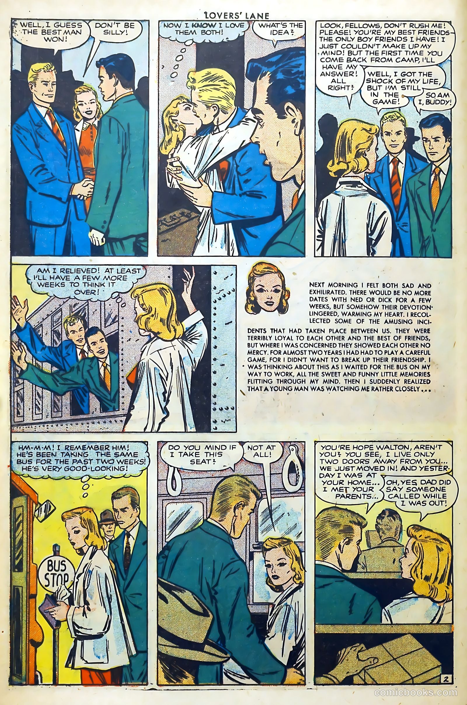 Lovers' Lane #20 (1952) — page 16 of 37