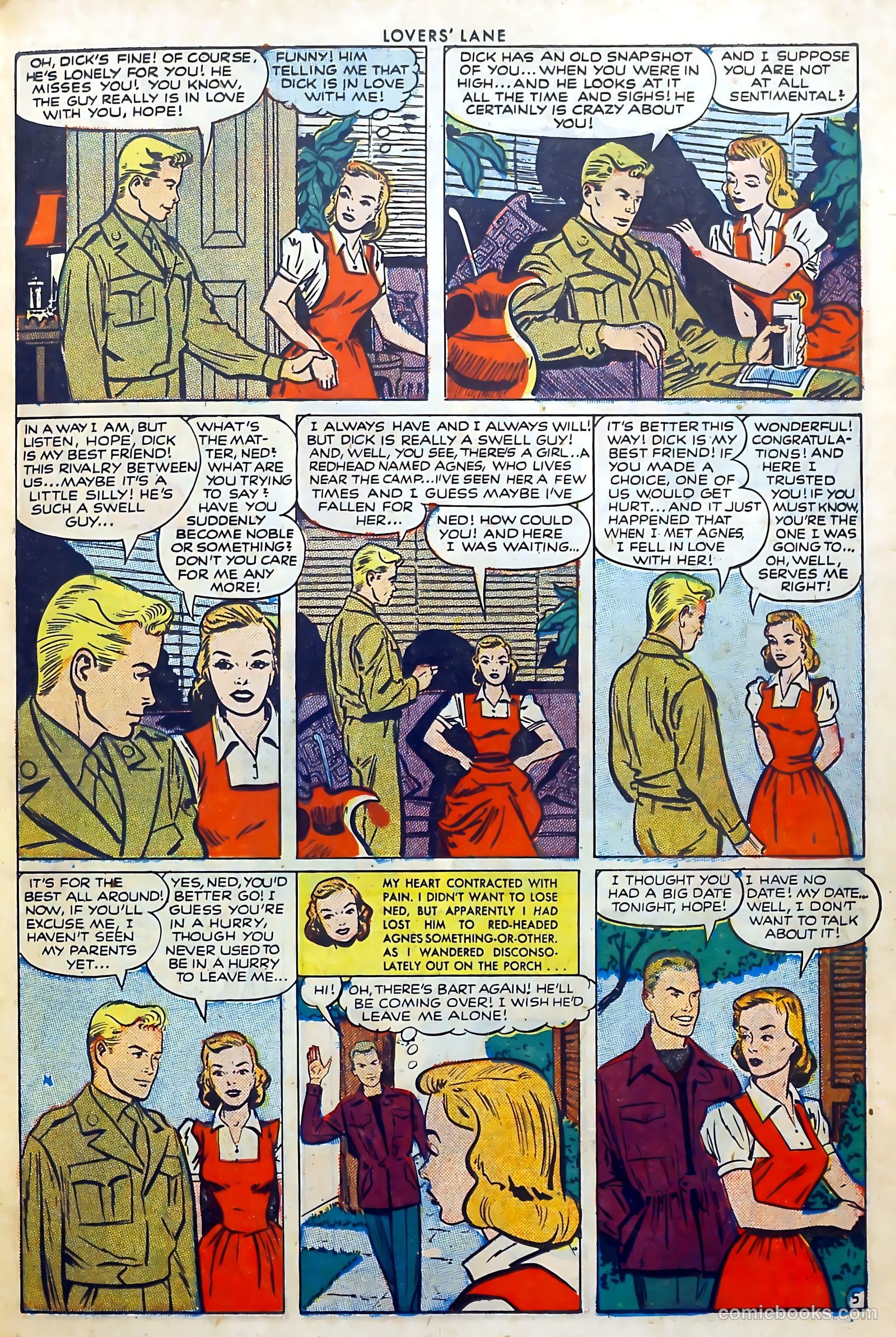 Lovers' Lane #20 (1952) — page 19 of 37