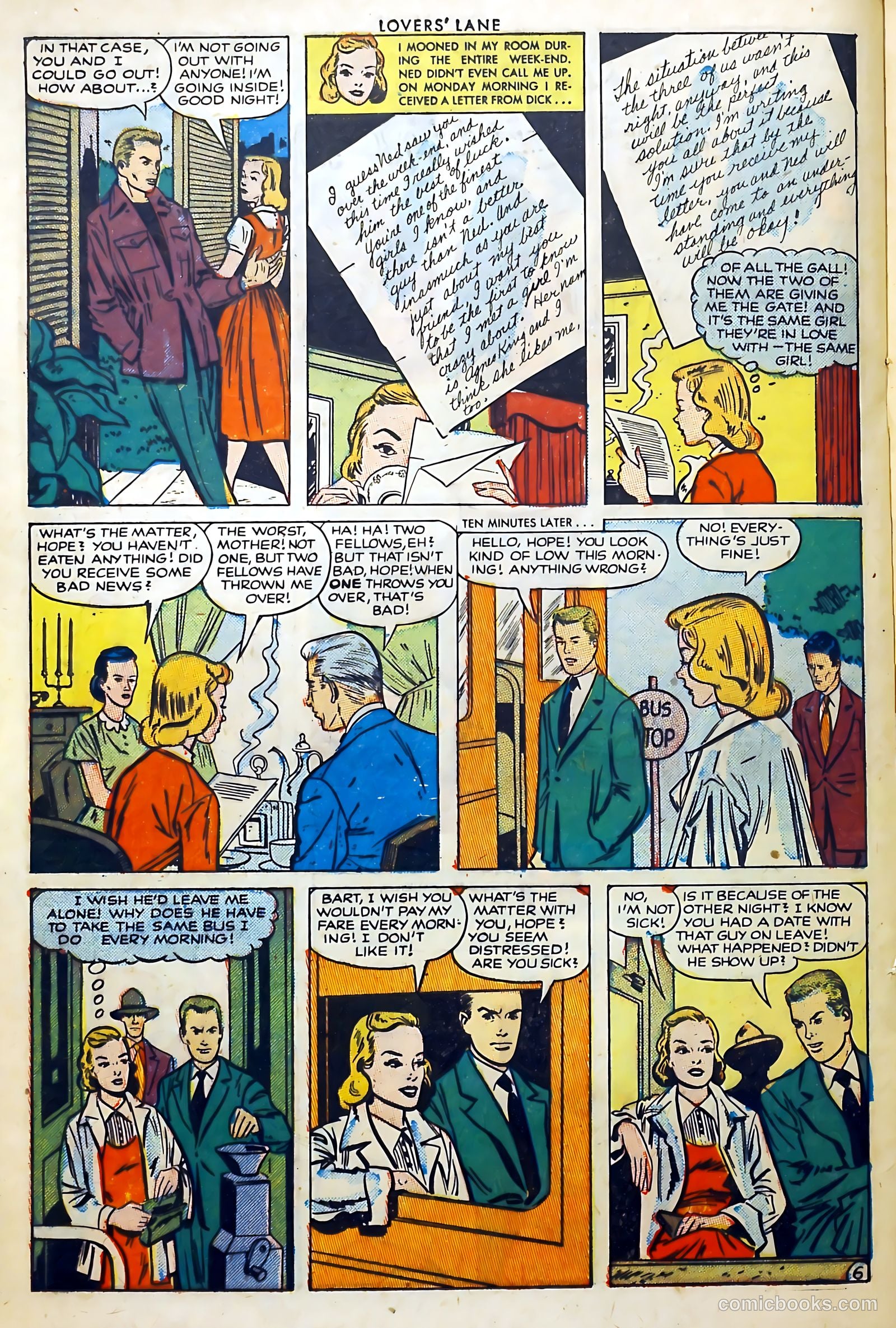 Lovers' Lane #20 (1952) — page 20 of 37
