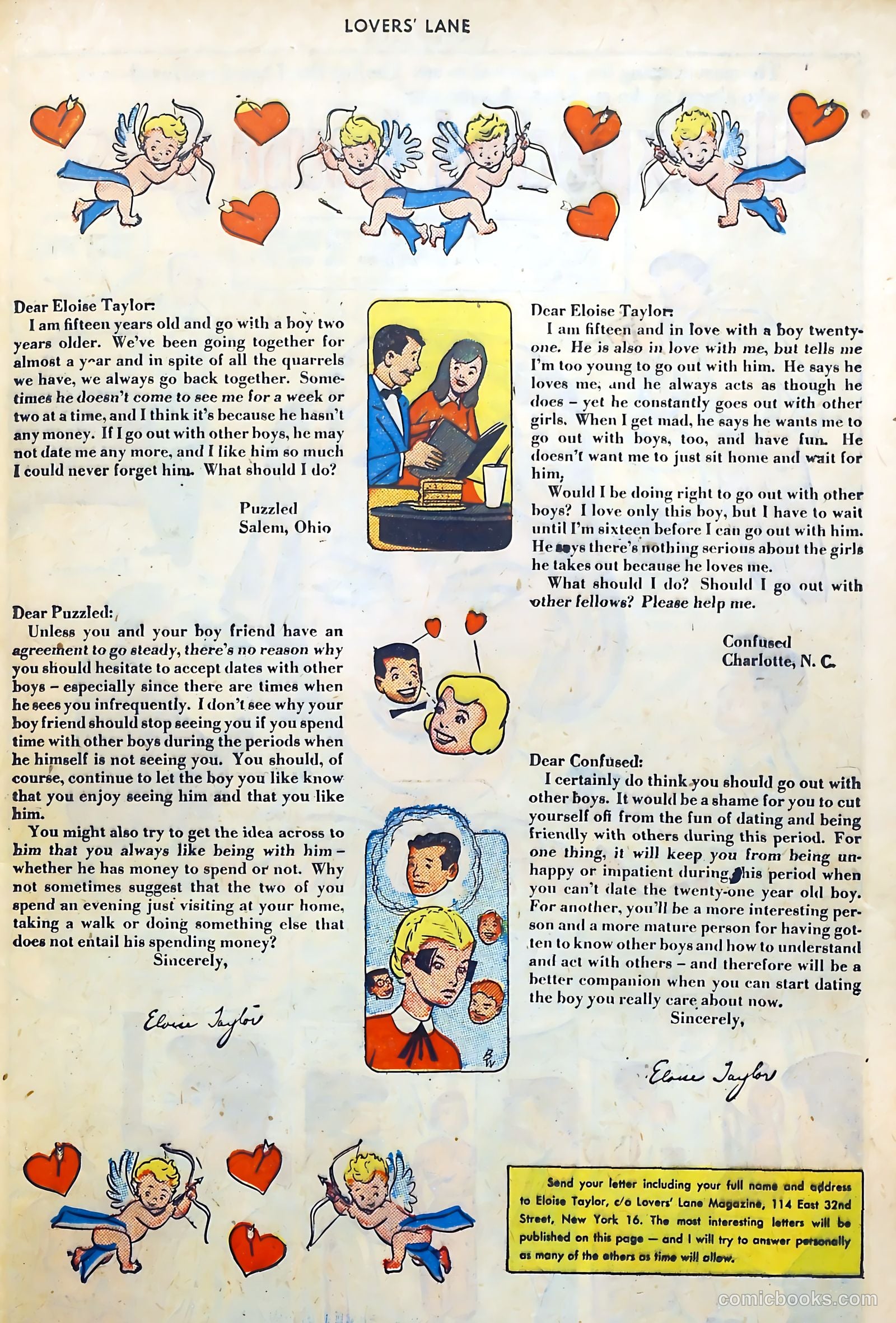 Lovers' Lane #20 (1952) — page 25 of 37
